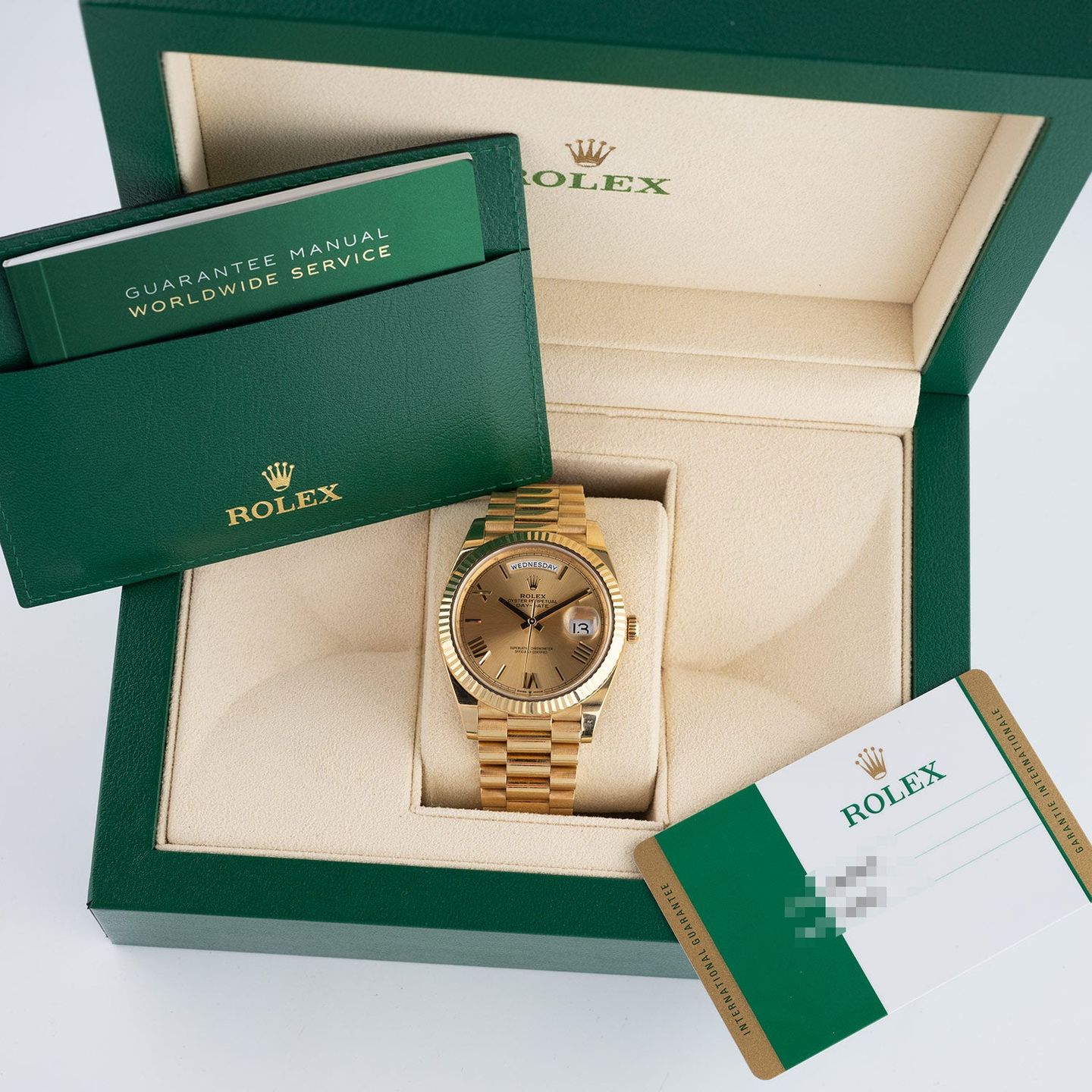 Rolex Day-Date 40 228238 (2019) - 40mm Geelgoud (7/7)