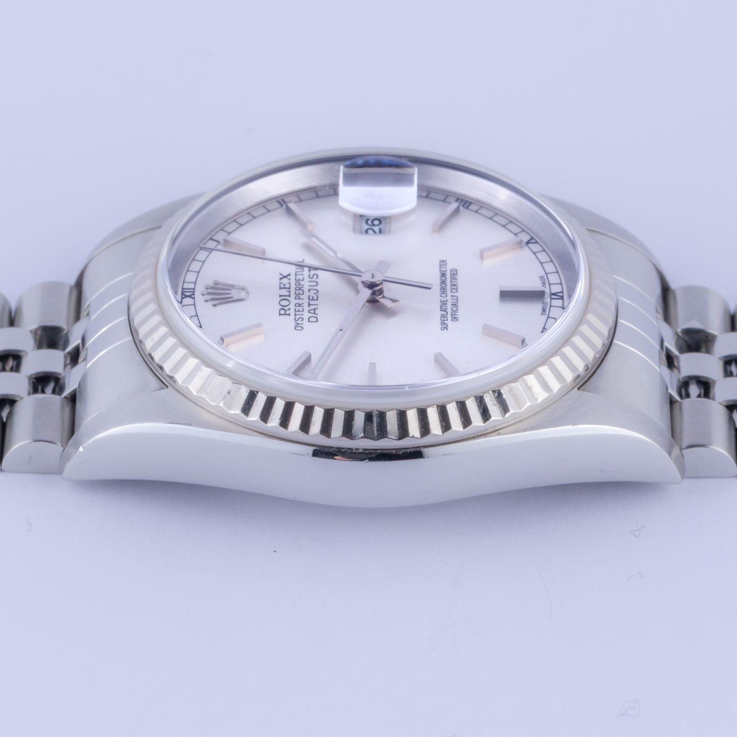 Rolex Datejust 36 16234 (1993) - Silver dial 36 mm Steel case (6/7)
