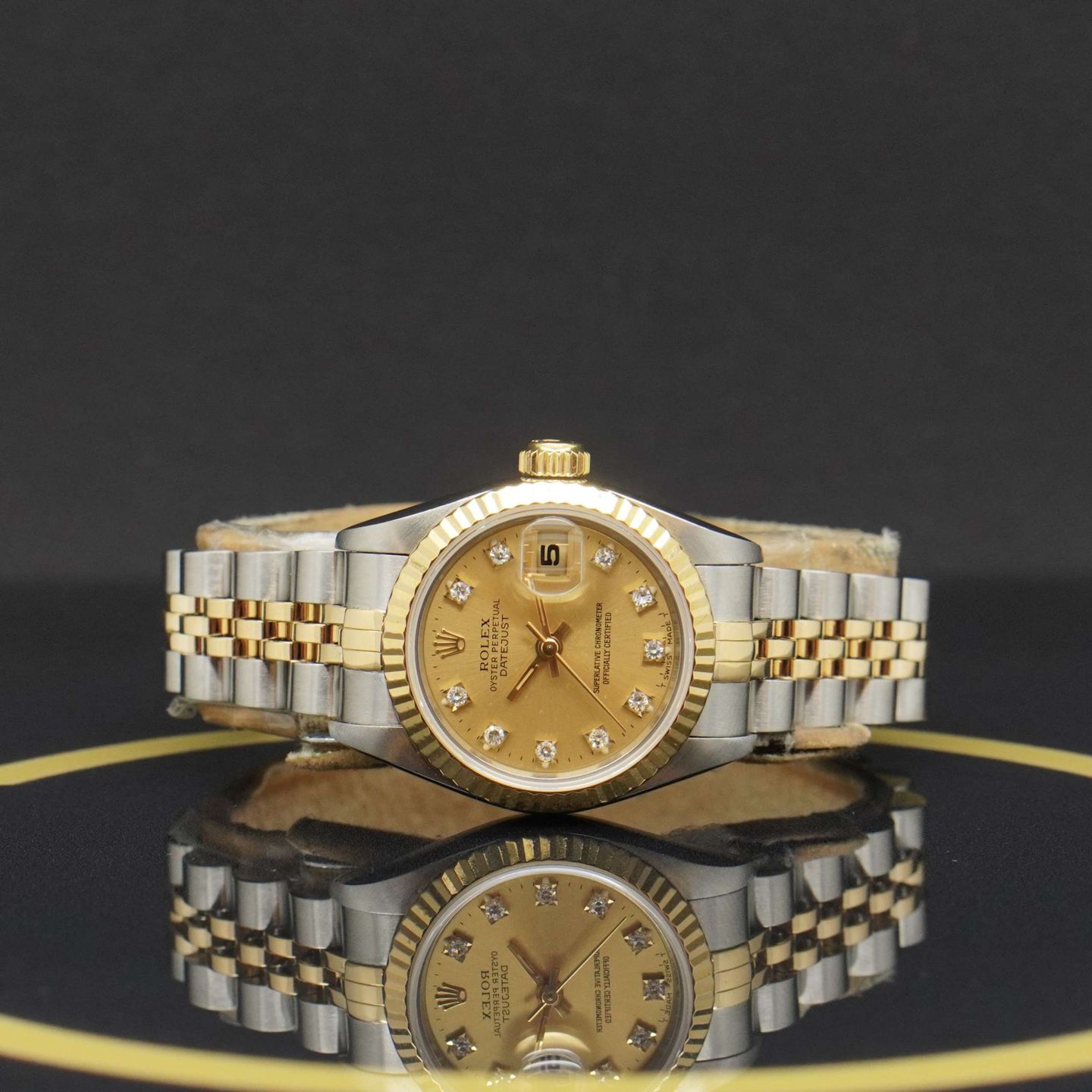 Rolex Lady-Datejust 69173 (1994) - Goud wijzerplaat 26mm Goud/Staal (4/7)