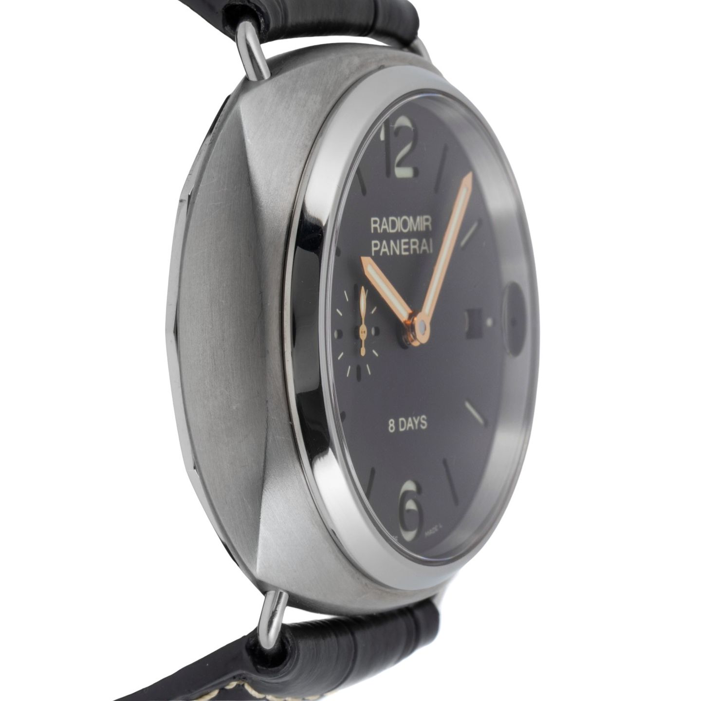 Panerai Radiomir 8 Days PAM00346 (Unknown (random serial)) - Brown dial 45 mm Titanium case (6/8)