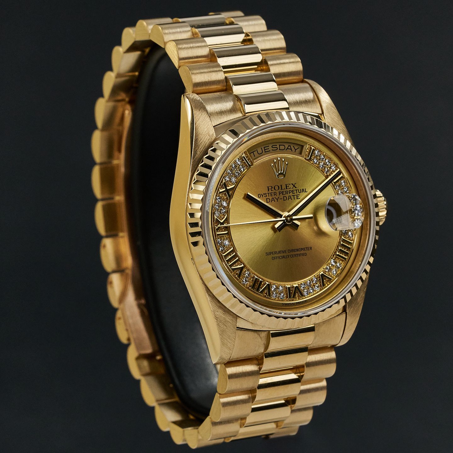 Rolex Day-Date 36 18238 (1989) - 36 mm Yellow Gold case (5/8)