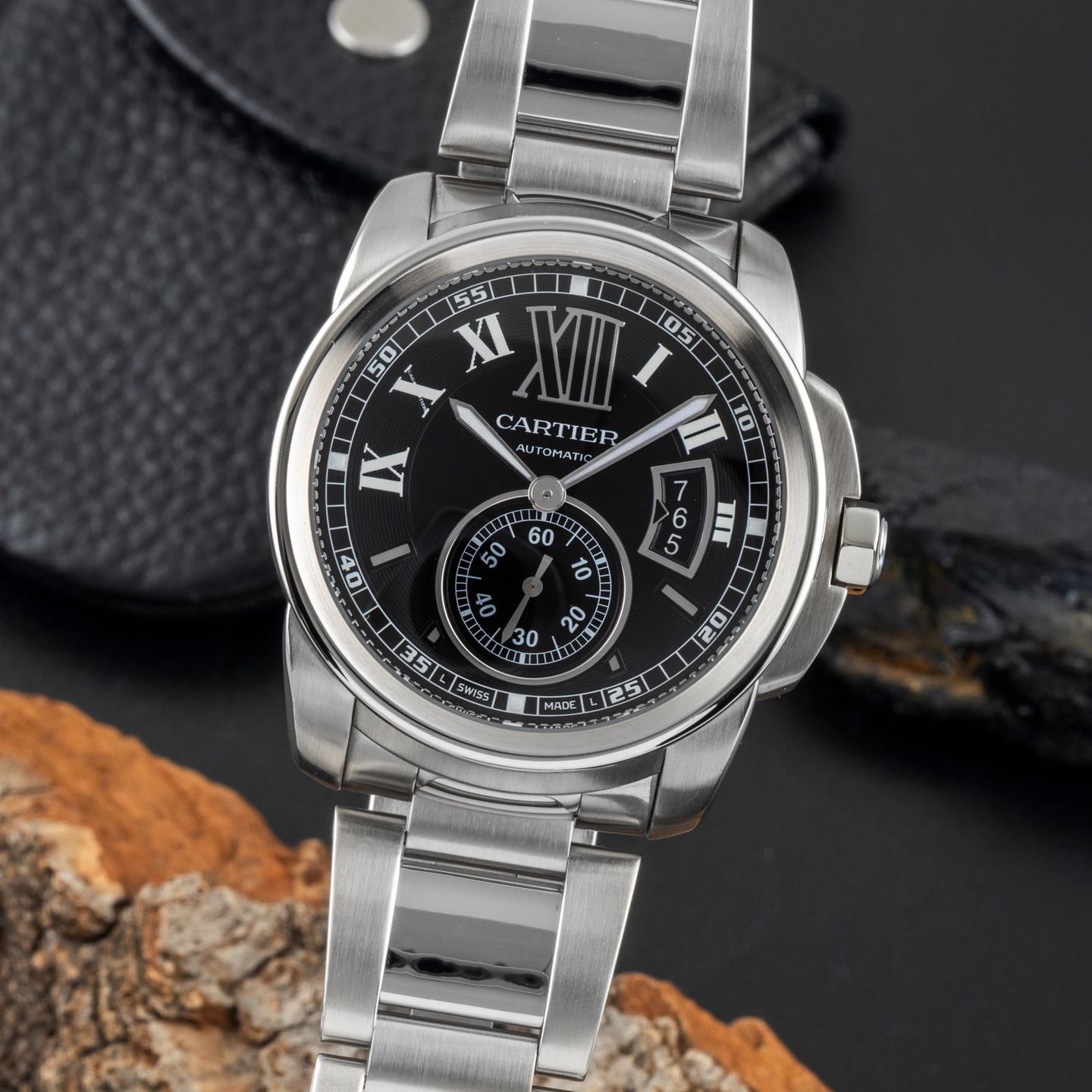 Cartier Calibre de Cartier W7100041 (2012) - 42 mm Steel case (3/8)