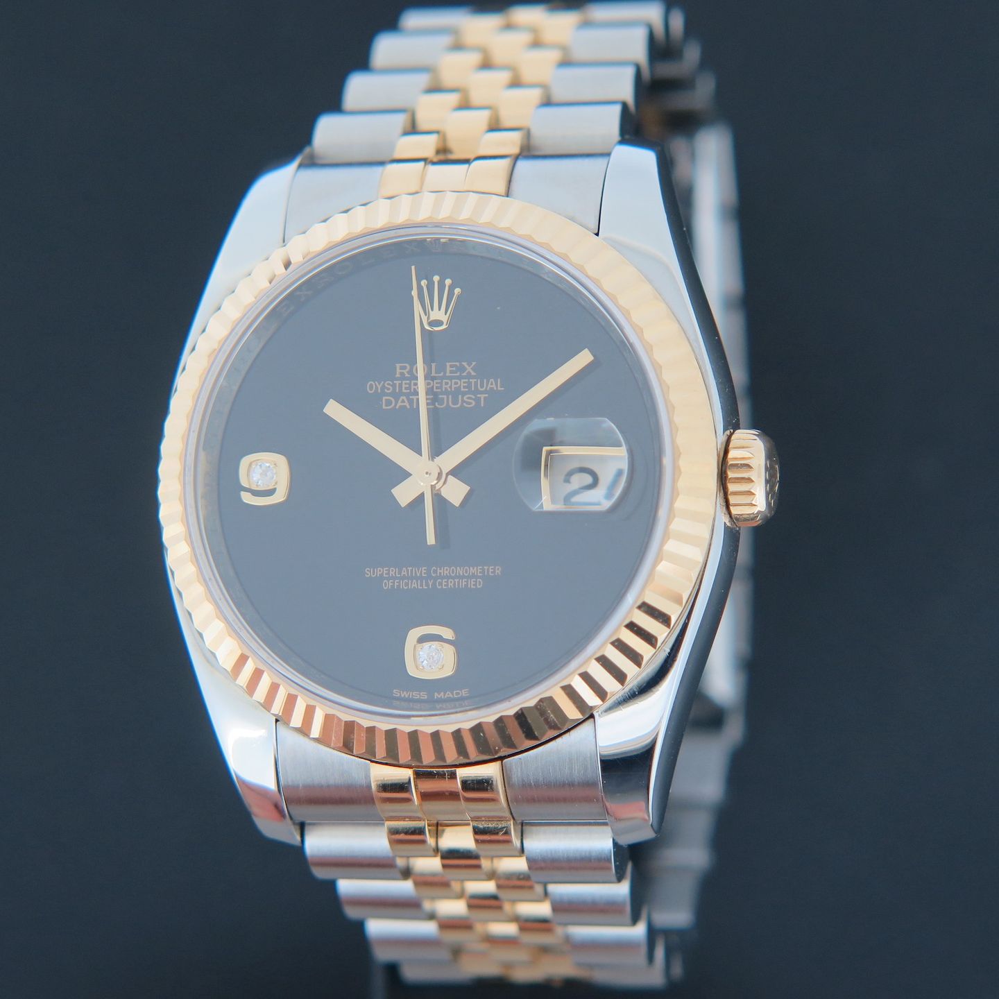 Rolex Datejust 36 116233 (2010) - 36mm Goud/Staal (1/6)