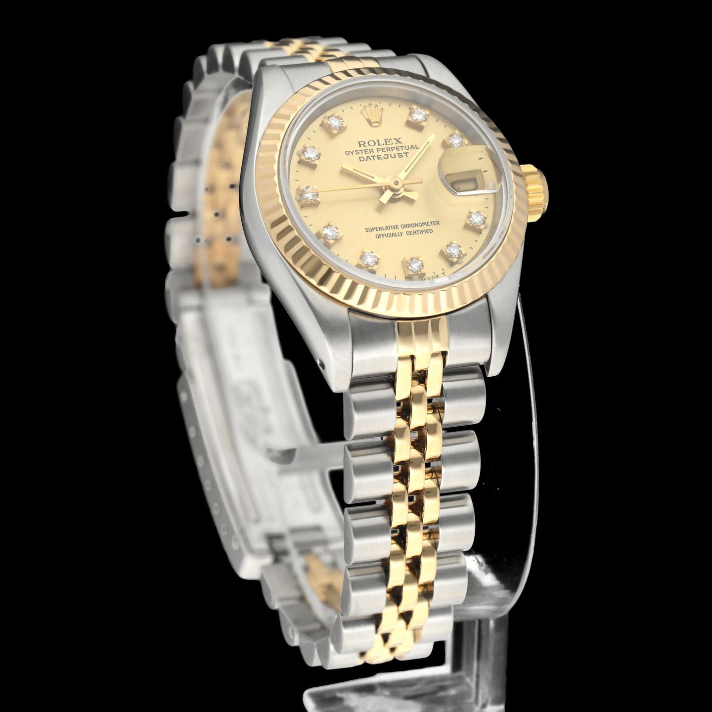 Rolex Lady-Datejust 69173G (1991) - 26 mm Gold/Steel case (4/8)
