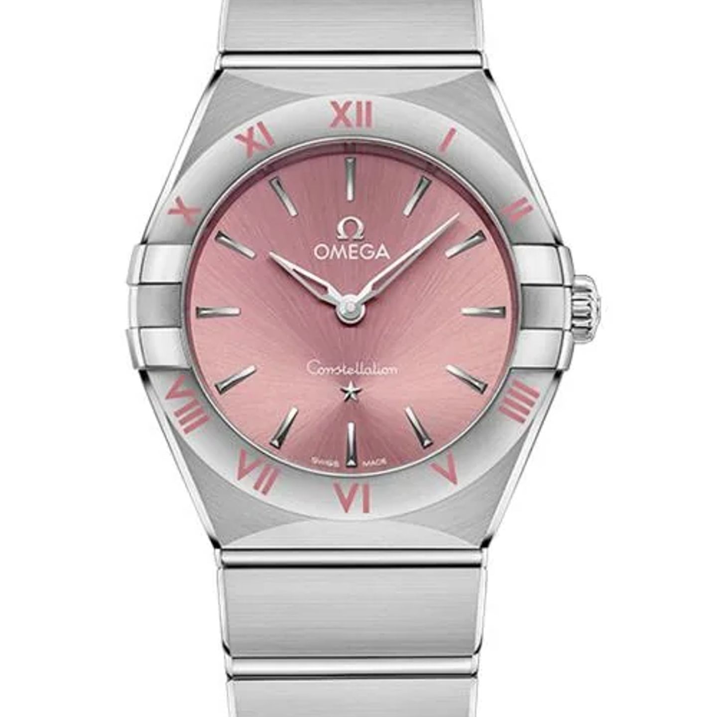 Omega Constellation Quartz 131.10.28.60.11.001 (2026) - Rood wijzerplaat 28mm Staal (1/1)
