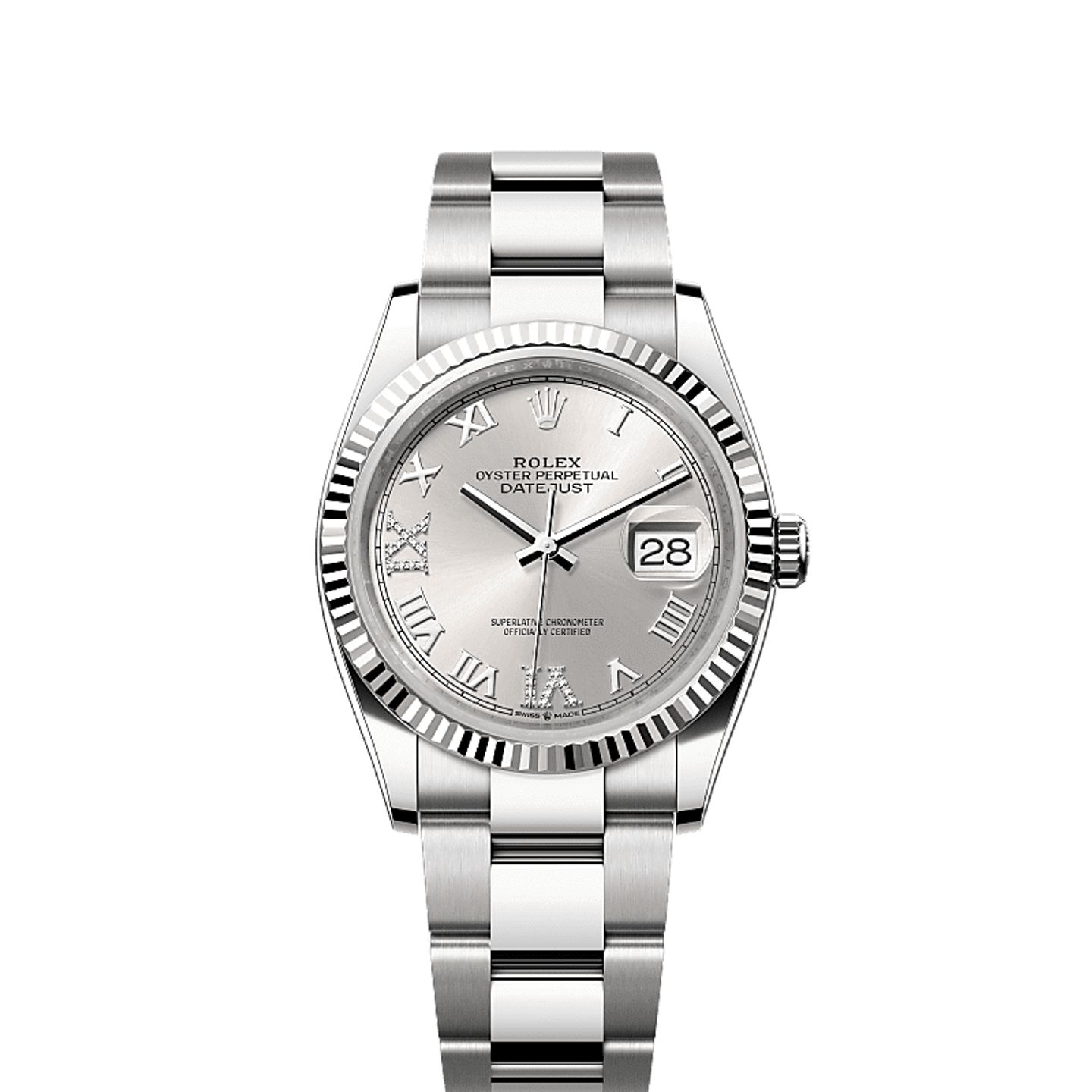 Rolex Datejust 36 126234 (2025) - Zilver wijzerplaat 36mm Staal (1/1)