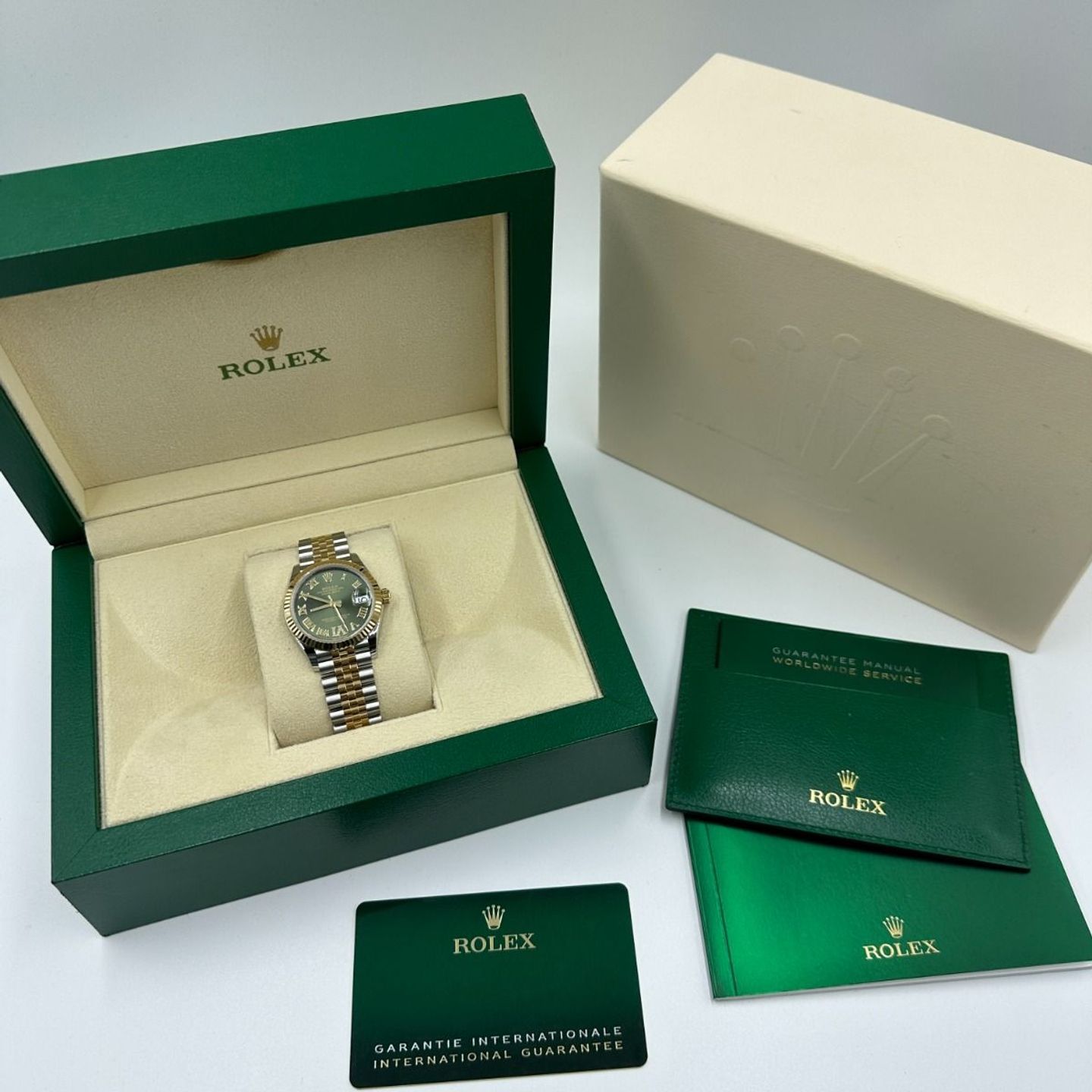 Rolex Datejust 31 278273 (2024) - Groen wijzerplaat 31mm Staal (2/8)