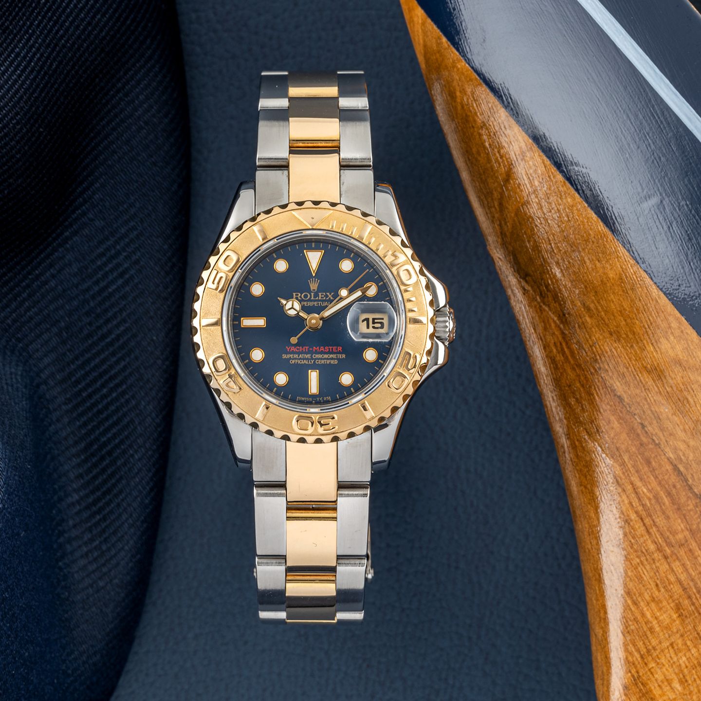 Rolex Yacht-Master 69623 (Unknown (random serial)) - 29 mm Gold/Steel case (1/8)