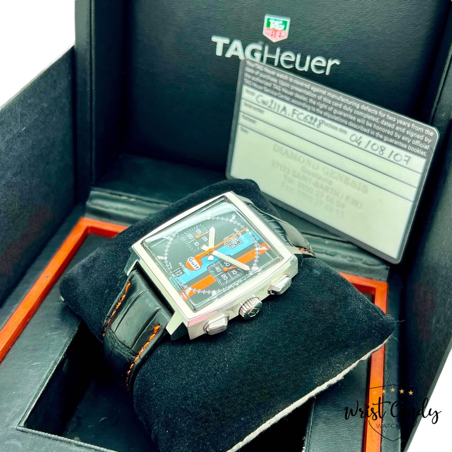 TAG Heuer Monaco CW211A.FC6228 (2007) - Wit wijzerplaat 38mm Staal (8/8)