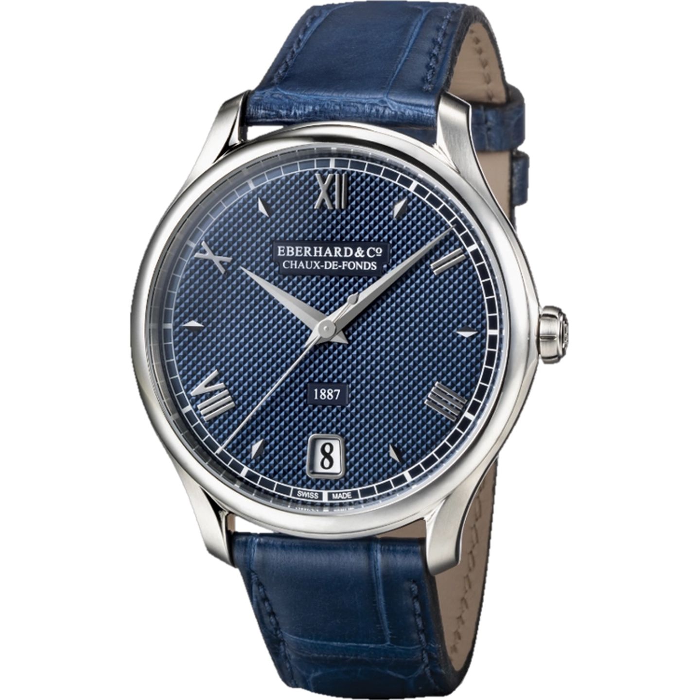 Eberhard & Co. Unknown 21028.03 CP (2026) - Blue dial 42 mm Steel case (1/1)