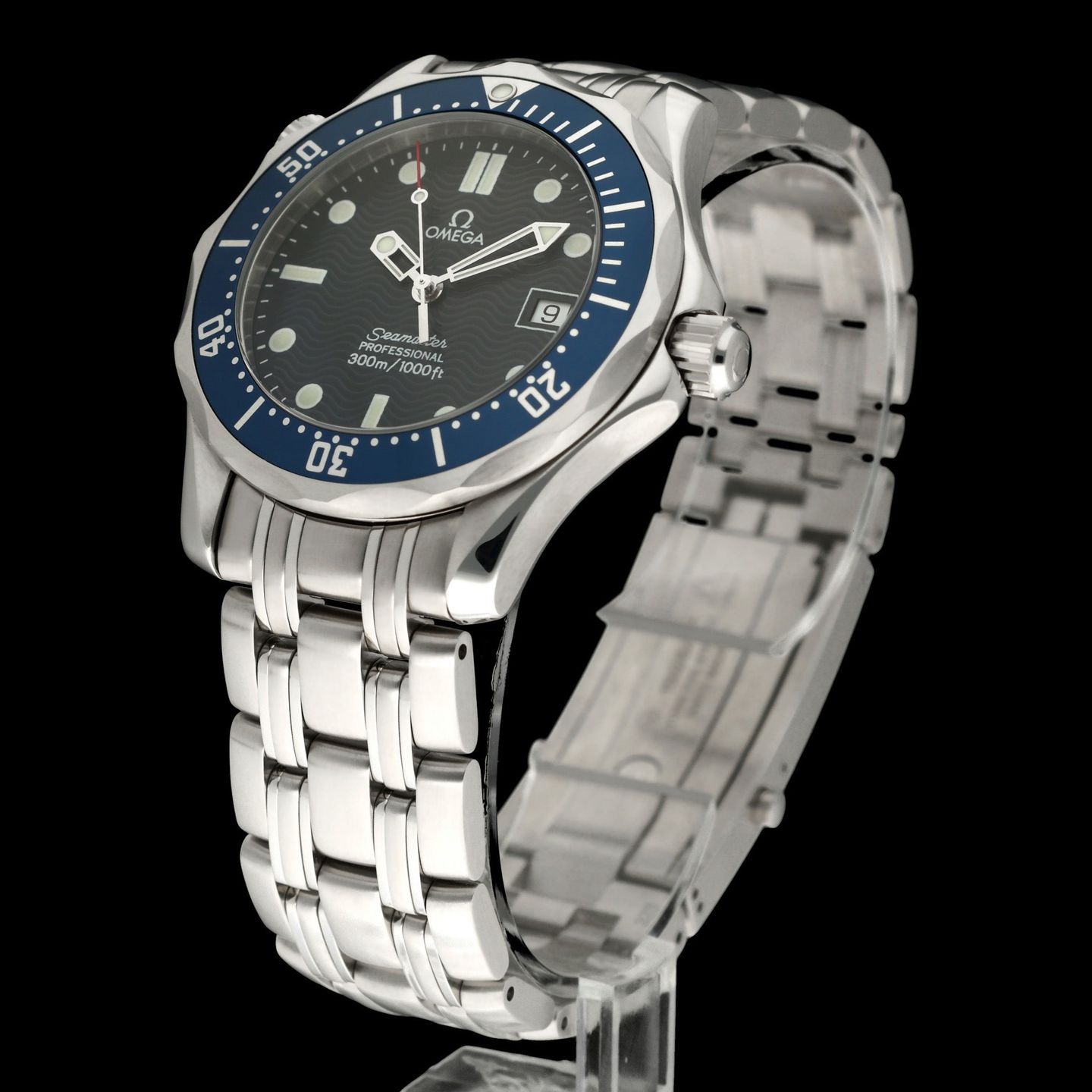 Omega Seamaster Diver 300 M 2561.80.00 (2010) - Blue dial 36 mm Steel case (5/8)