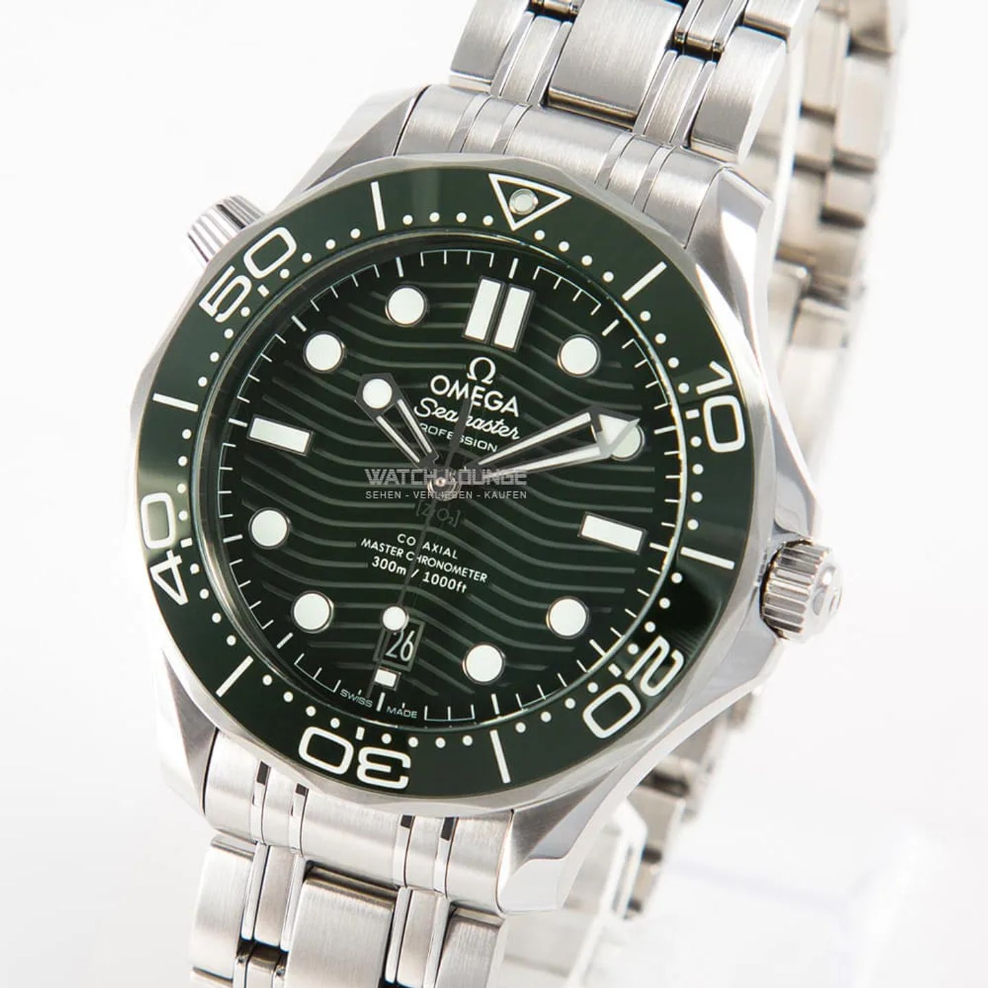 Omega Seamaster Diver 300 M 210.30.42.20.10.001 (2023) - Groen wijzerplaat 42mm Staal (1/8)