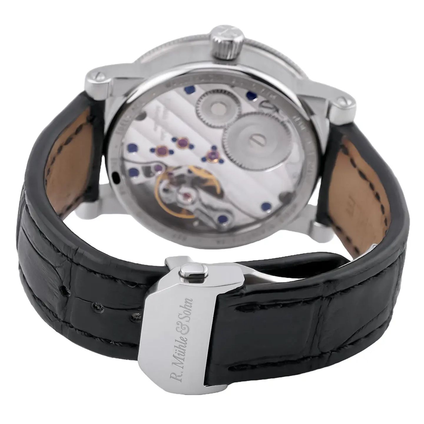 Mühle Glashütte Unknown Unknown (2017) - Wit wijzerplaat 44mm Staal (7/8)