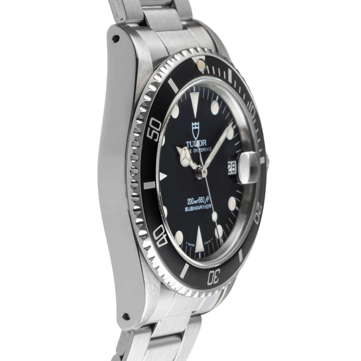 Tudor Submariner 75090 (1992) - 36 mm Steel case (7/8)