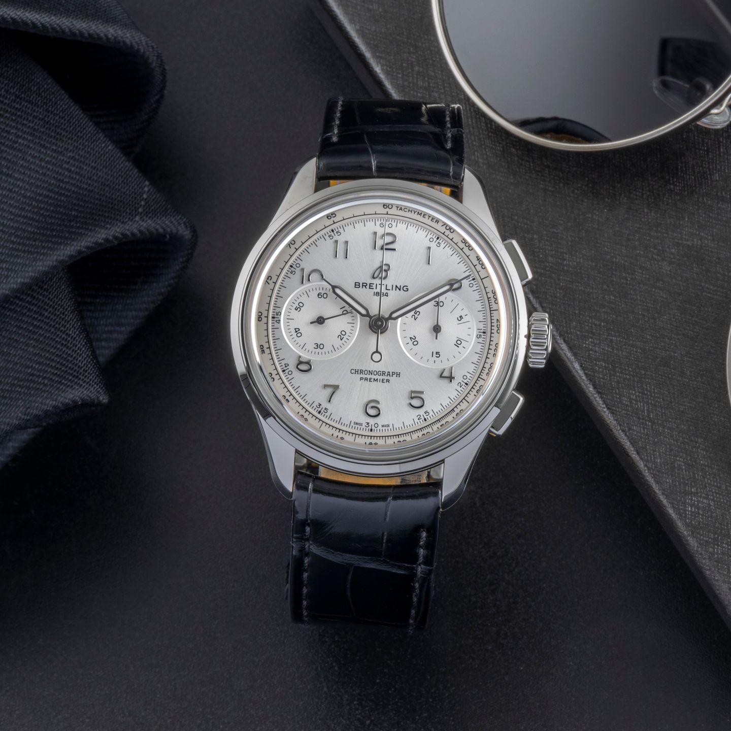 Breitling Premier AB0930 (Unknown (random serial)) - 41 mm Steel case (1/8)