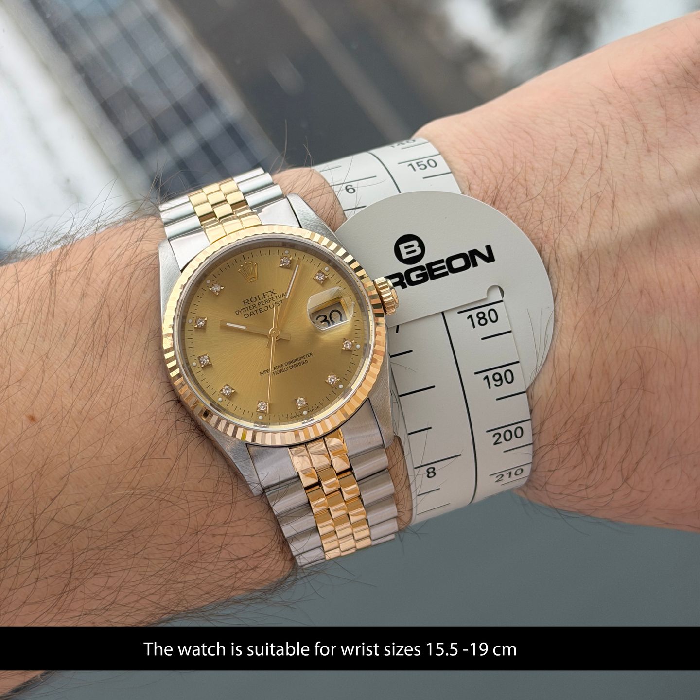 Rolex Datejust 36 16233 (1991) - 36mm Goud/Staal (2/8)