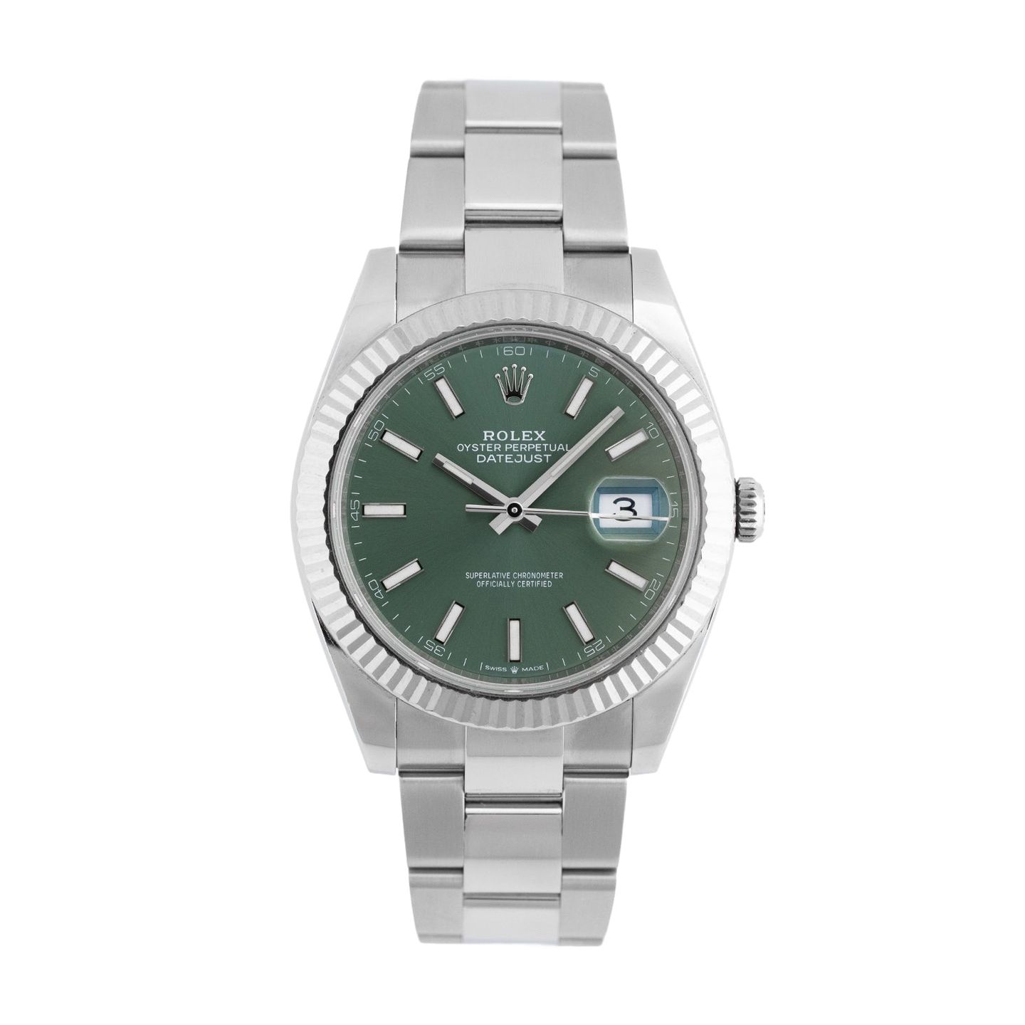 Rolex Datejust 41 126334 (2025) - Green dial 41 mm Steel case (1/6)
