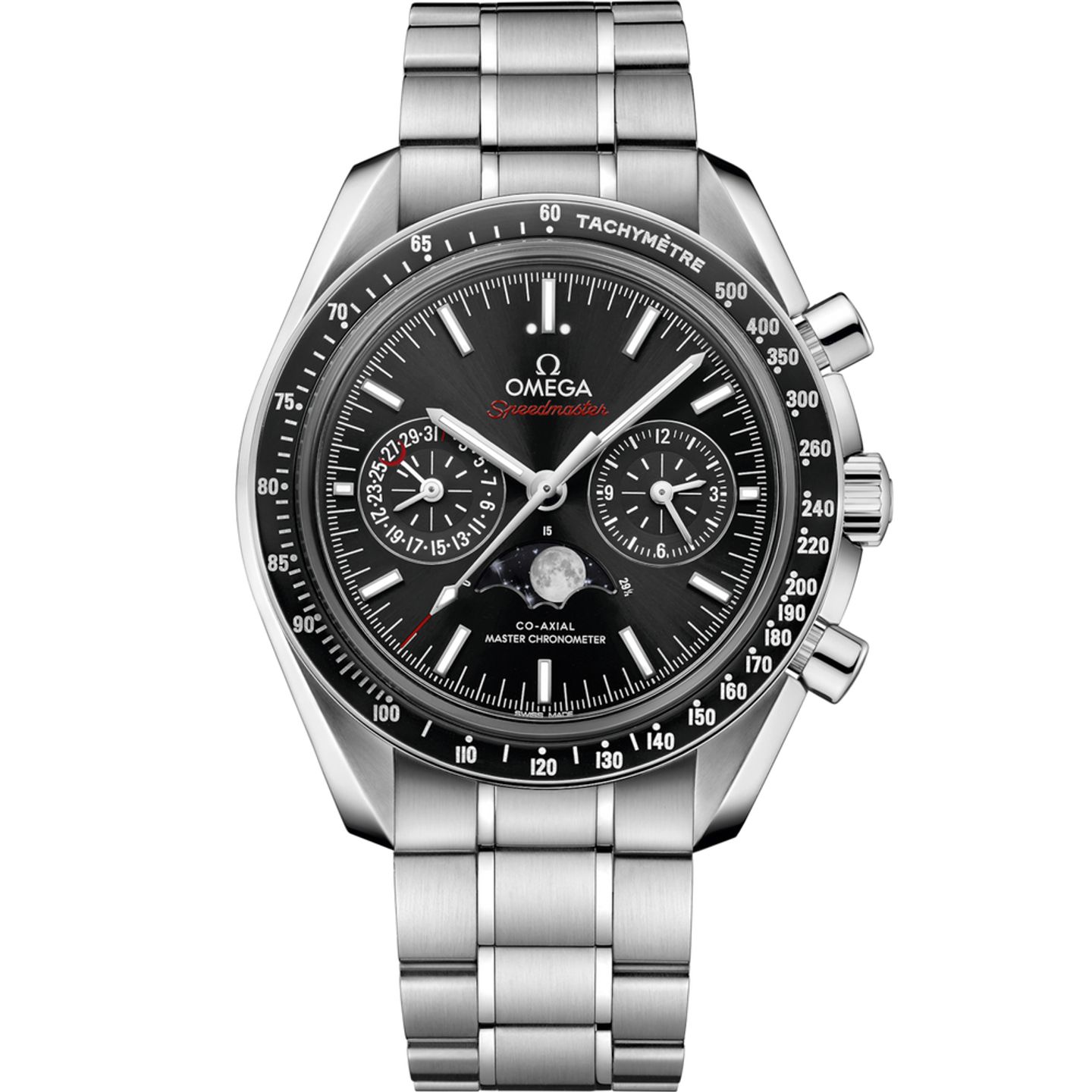 Omega Speedmaster Moonphase 304.30.44.52.01.001 (2025) - Black dial 44 mm Steel case (1/1)