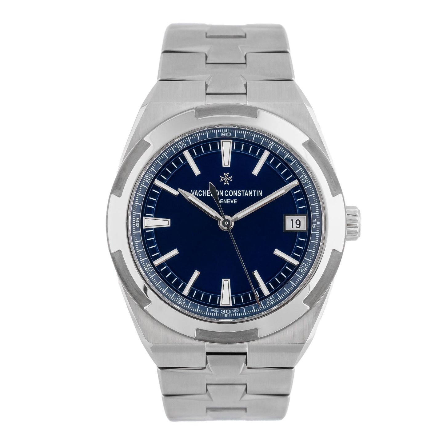 Vacheron Constantin Overseas 4500V/110A-B128 (Onbekend (willekeurig serienummer)) - Blauw wijzerplaat 42mm Staal (1/7)