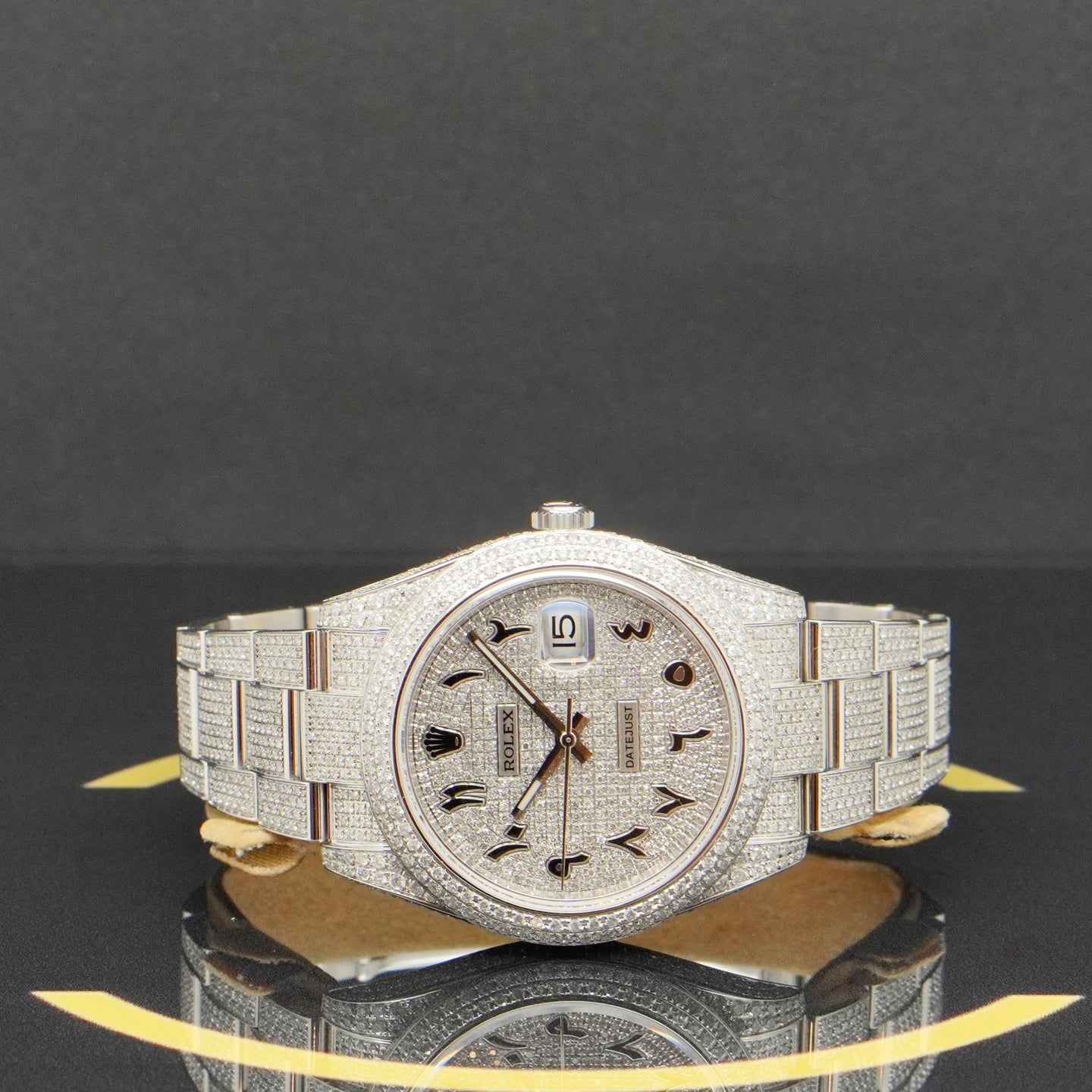 Rolex Datejust 41 126300 (2022) - Diamant wijzerplaat 41mm Staal (4/7)