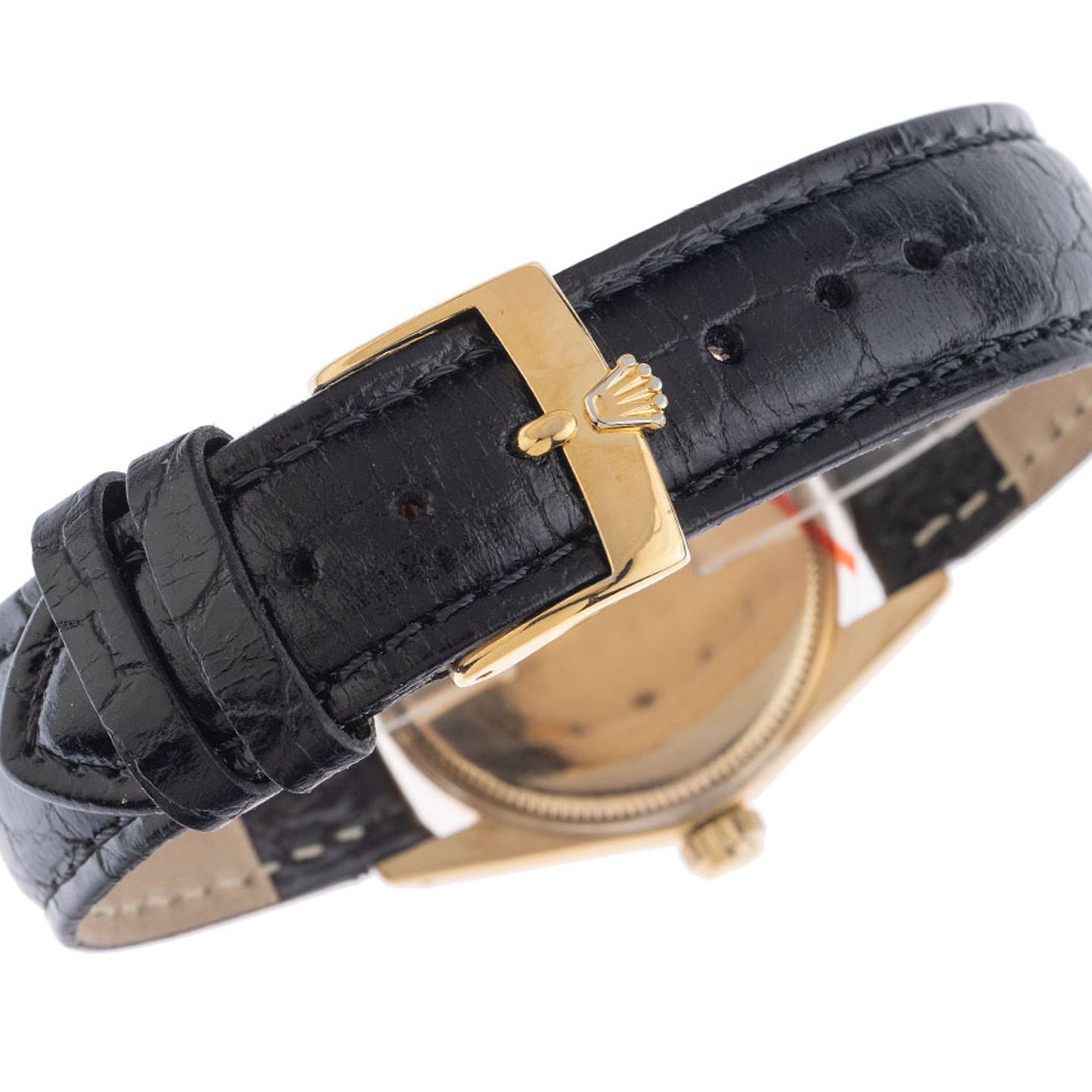 Rolex Oyster Perpetual 6751 (1980) - Wit wijzerplaat 31mm Geelgoud (7/8)