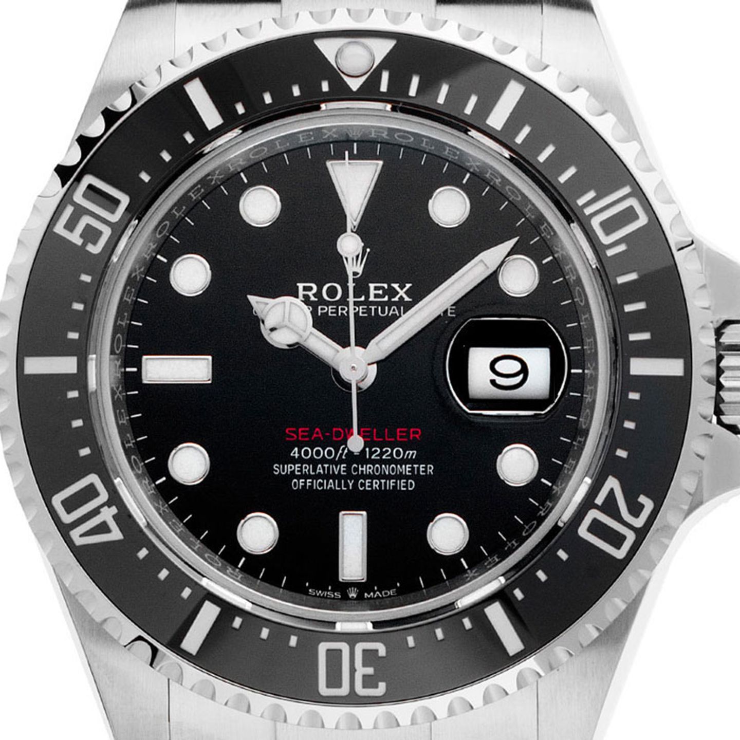 Rolex Sea-Dweller 126600 (2019) - Zwart wijzerplaat 43mm Staal (1/8)