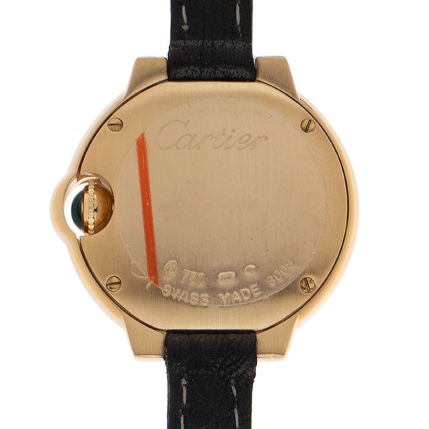 Cartier Ballon Bleu 28mm 3006 (1995) - Silver dial 29 mm Yellow Gold case (6/8)