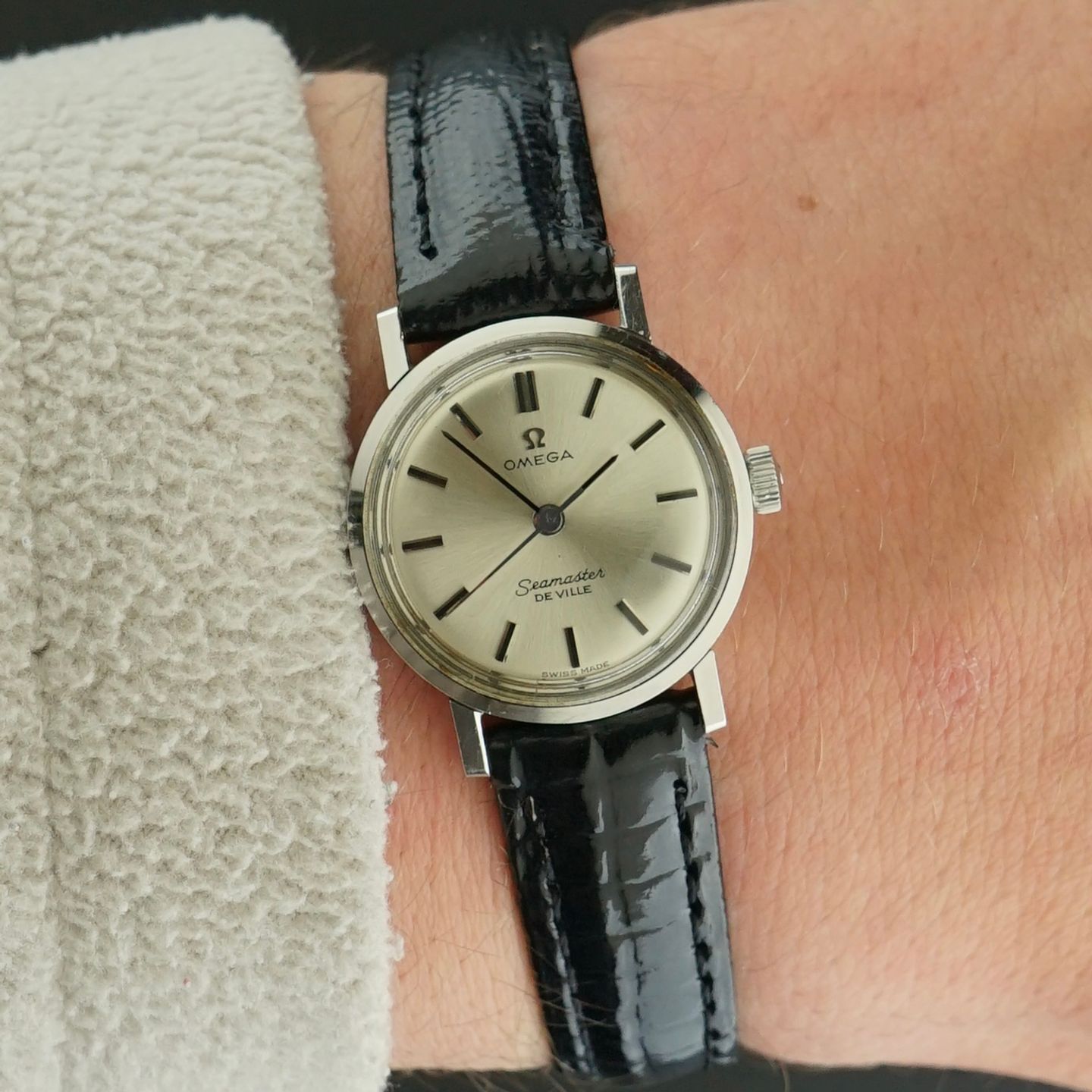 Omega Seamaster 535.004 (1967) - White dial 23 mm Steel case (2/8)