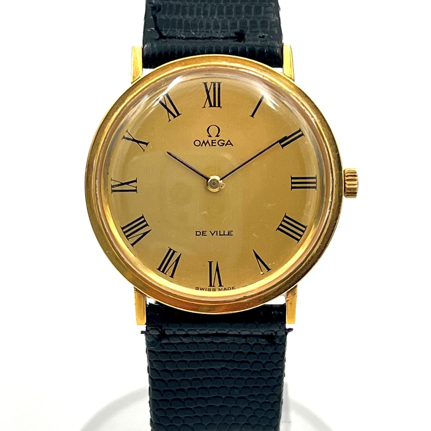 Omega De Ville Unknown (Unknown (random serial)) - Gold dial 33 mm Yellow Gold case (1/7)
