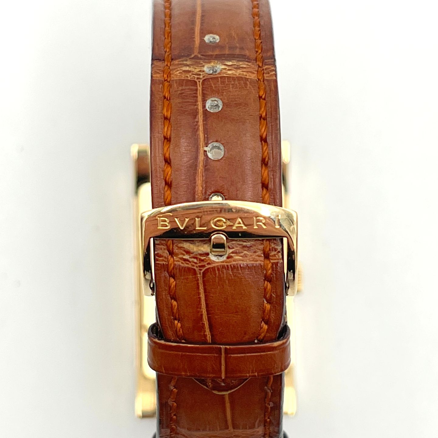 Bulgari Rettangolo RT 45 G (Unknown (random serial)) - White dial 26 mm Yellow Gold case (4/8)