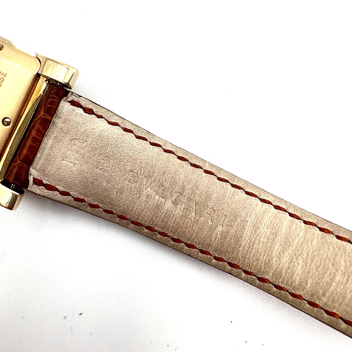 Bulgari Rettangolo RT 45 G (Unknown (random serial)) - White dial 26 mm Yellow Gold case (6/8)