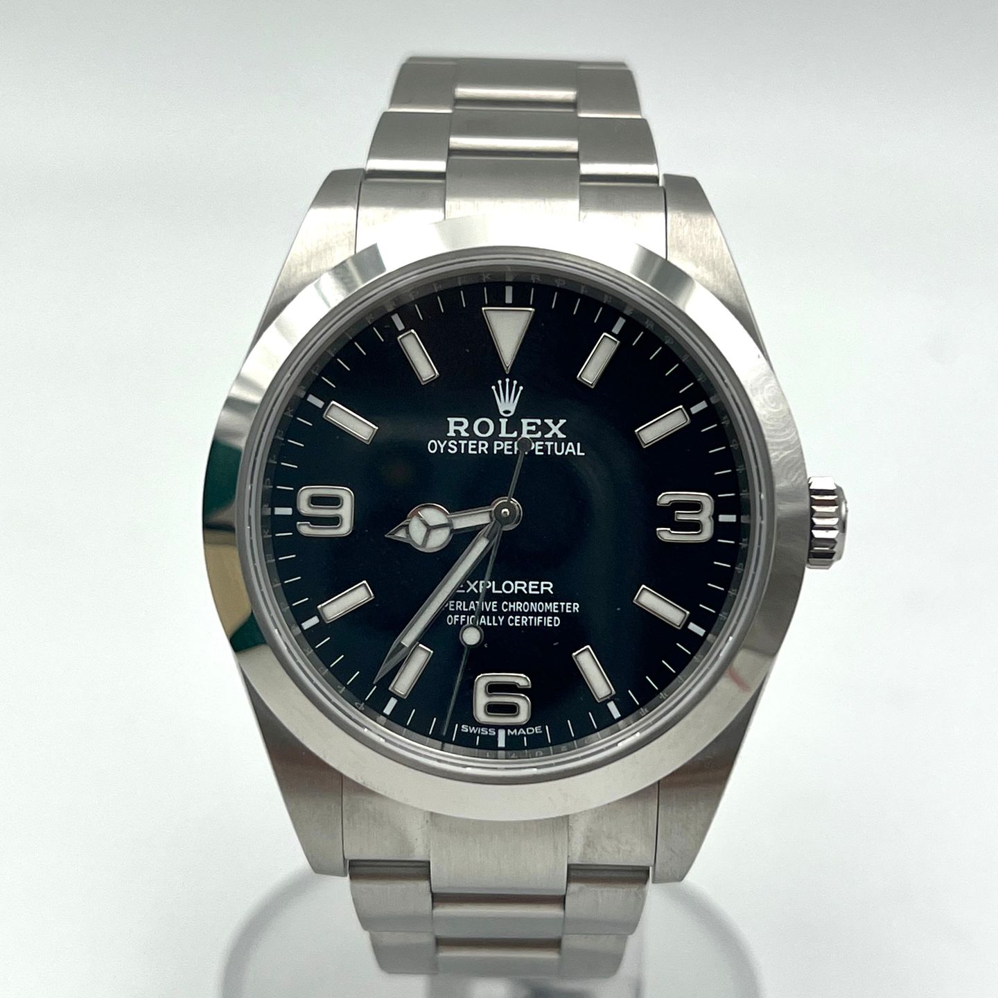 Rolex Explorer 214270 (2020) - Black dial 39 mm Steel case (1/7)