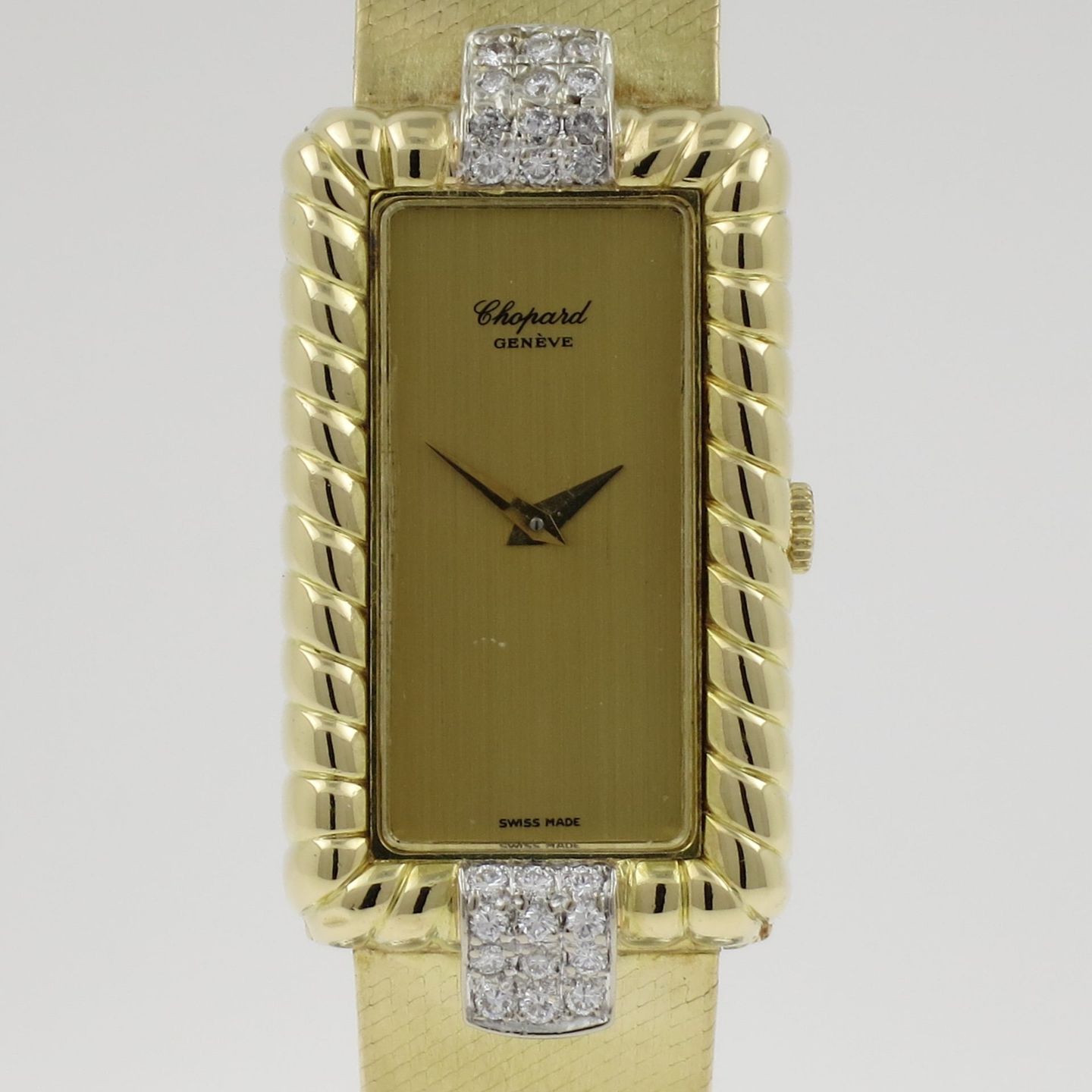 Chopard Vintage 5048 1 (1980) - Gold dial 36 mm Yellow Gold case (1/4)