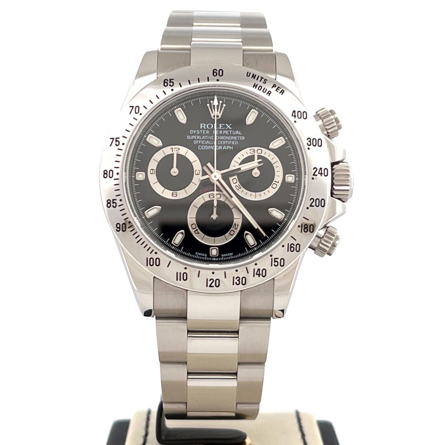 Rolex Daytona 116520 (2010) - Black dial 40 mm Steel case (1/4)