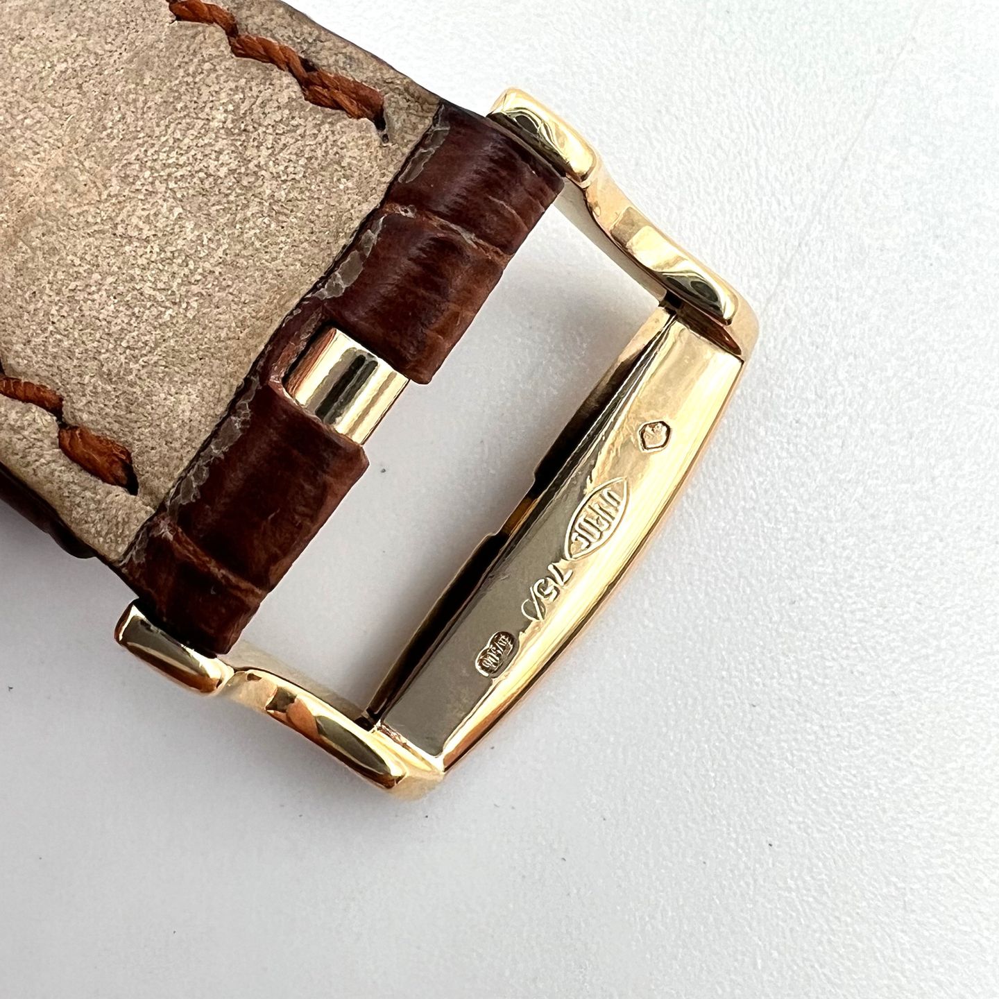 Bulgari Rettangolo RT 45 G (Unknown (random serial)) - White dial 26 mm Yellow Gold case (5/8)