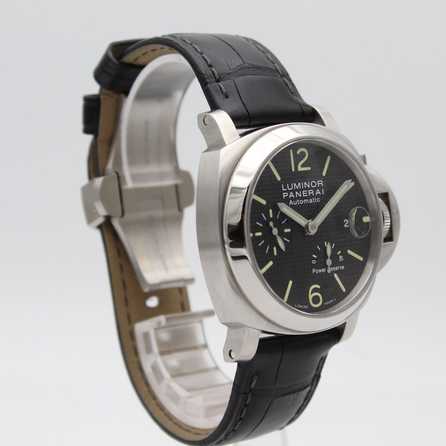 Panerai Luminor Power Reserve PAM00241 (2013) - Black dial 40 mm Steel case (2/8)