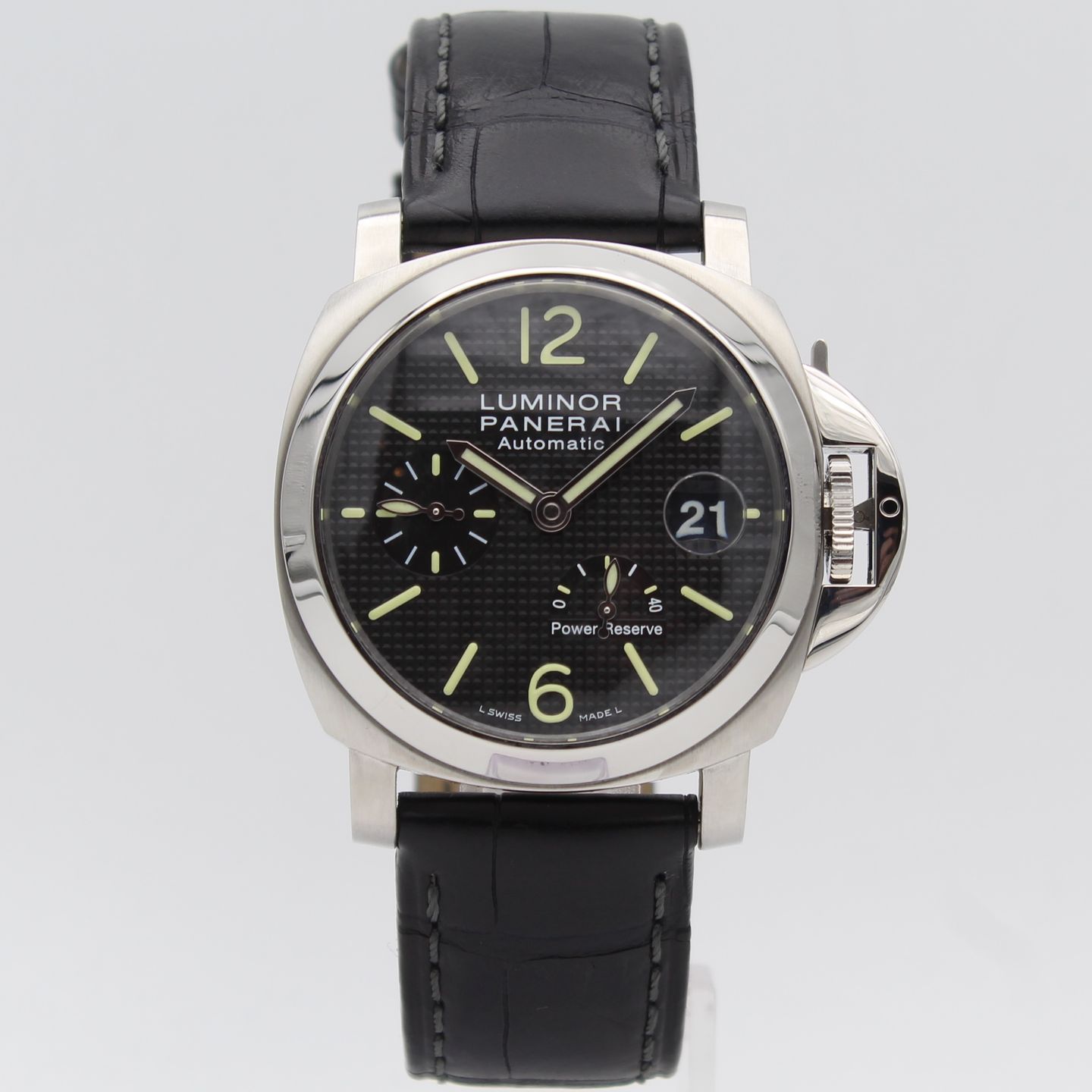Panerai Luminor Power Reserve PAM00241 (2013) - Black dial 40 mm Steel case (1/8)
