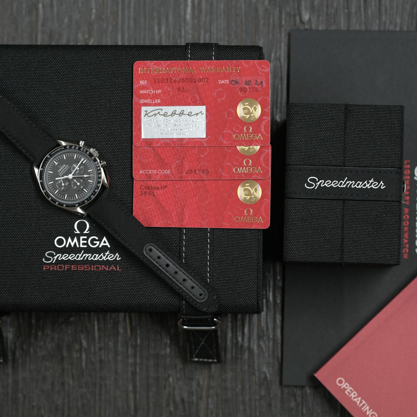 Omega Speedmaster Professional Moonwatch 310.32.42.50.01.002 (2021) - Zwart wijzerplaat 42mm Staal (4/8)