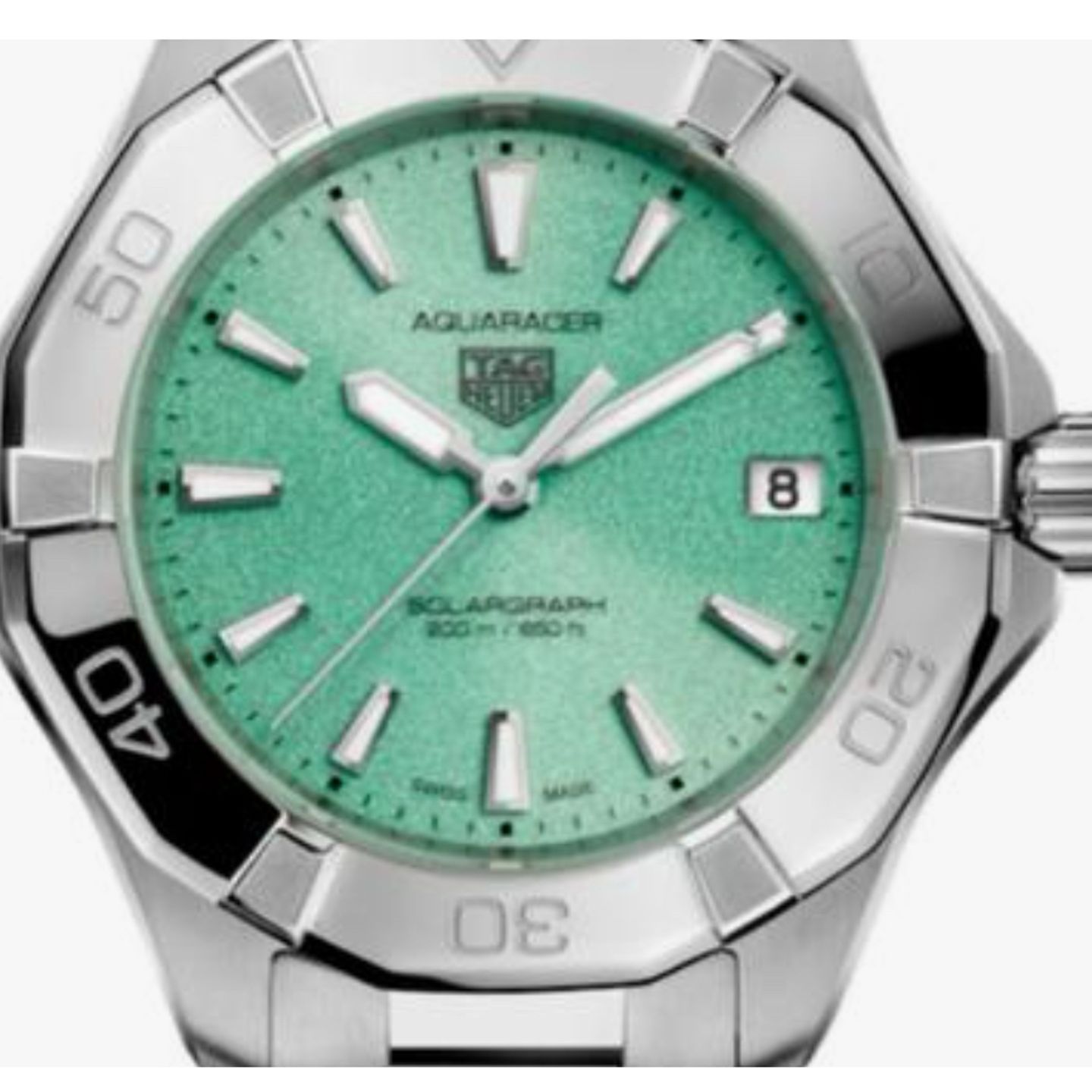 TAG Heuer Aquaracer Lady WBP1315.BA0005 (2024) - Blauw wijzerplaat 34mm Staal (1/1)