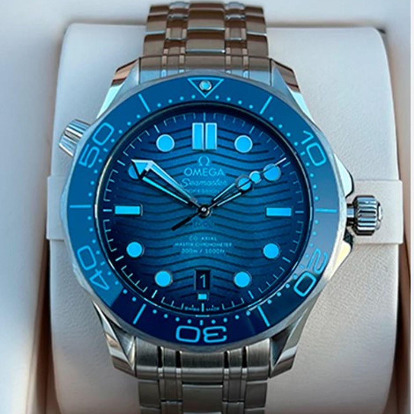 Omega Seamaster Diver 300 M 210.30.42.20.03.003 (2024) - Blauw wijzerplaat 42mm Staal (1/1)