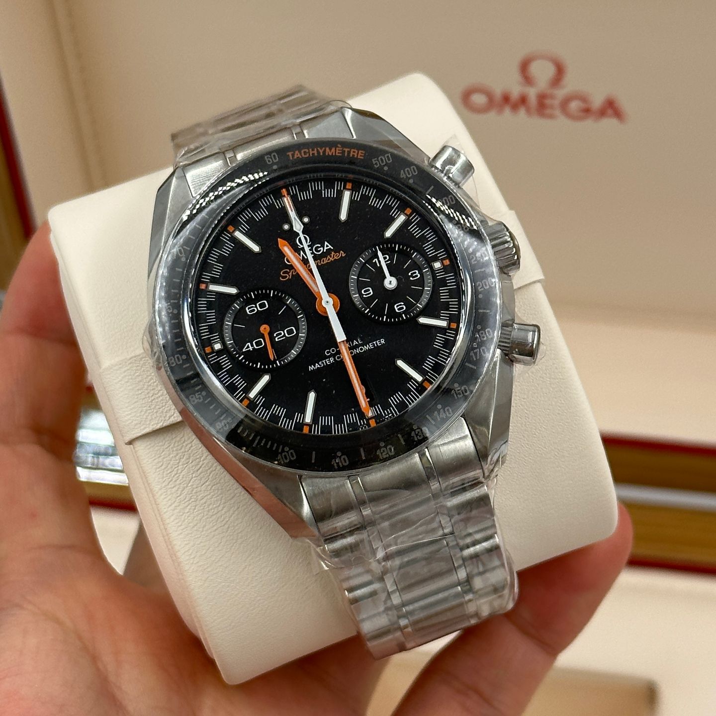 Omega Speedmaster Racing 329.30.44.51.01.002 (2023) - Zwart wijzerplaat 44mm Staal (5/8)