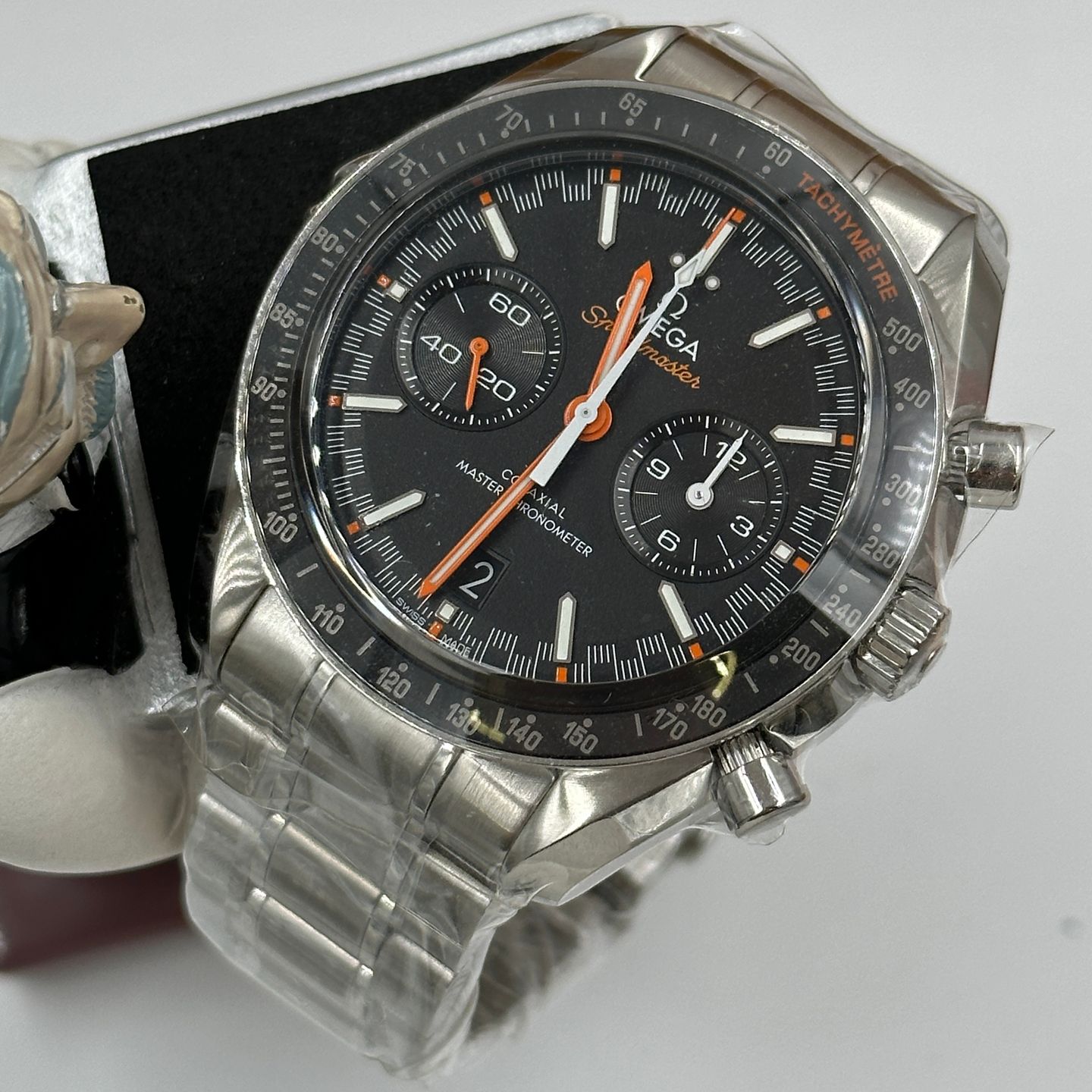 Omega Speedmaster Racing 329.30.44.51.01.002 (2023) - Zwart wijzerplaat 44mm Staal (1/8)