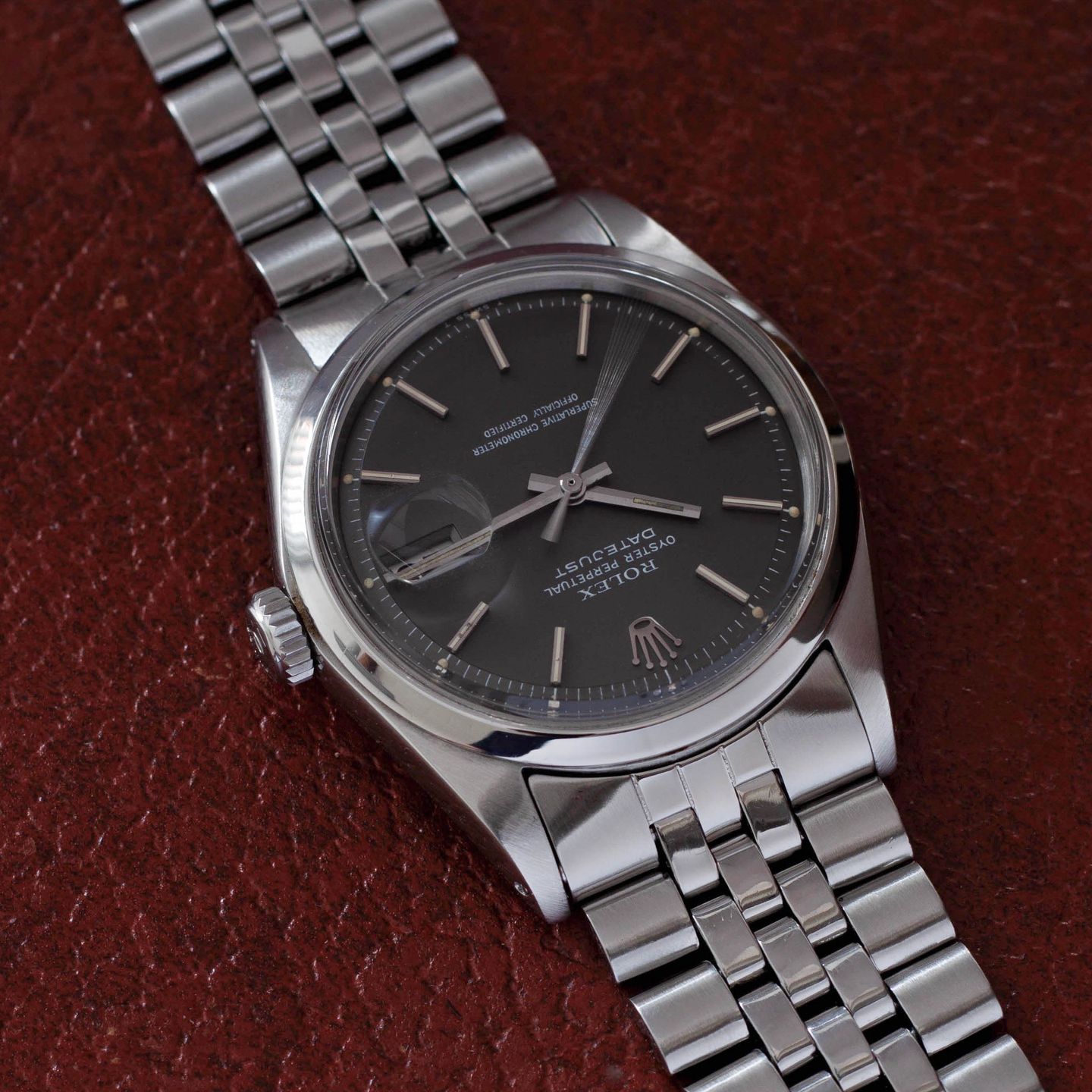 Rolex Datejust 1600 (1970) - Grey dial 36 mm Steel case (4/7)