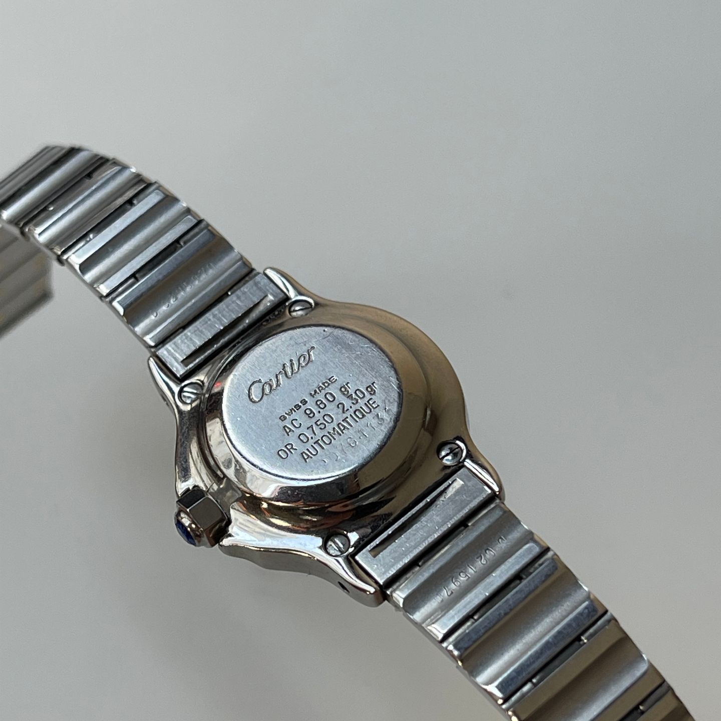 Cartier Santos 076413 (1990) - Champagne dial 40 mm Steel case (4/6)