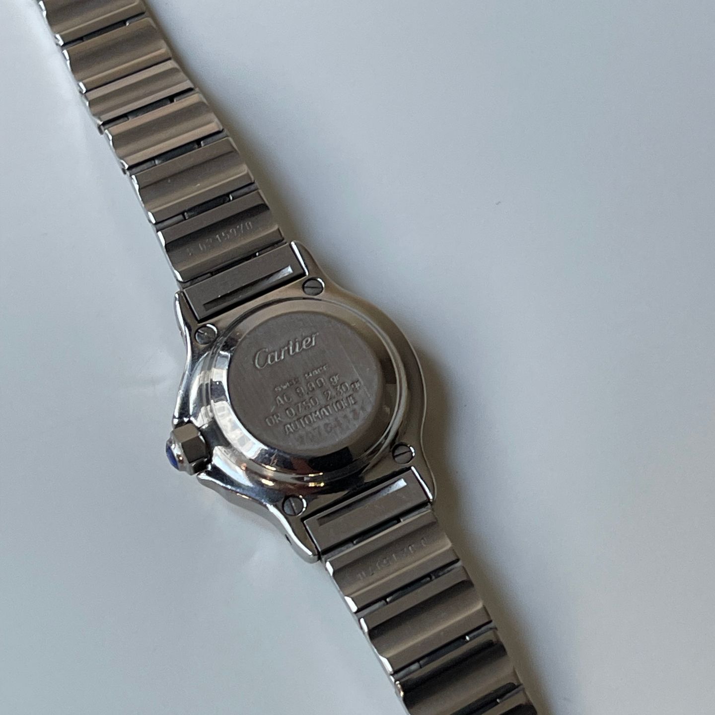 Cartier Santos 076413 (1990) - Champagne dial 40 mm Steel case (3/6)