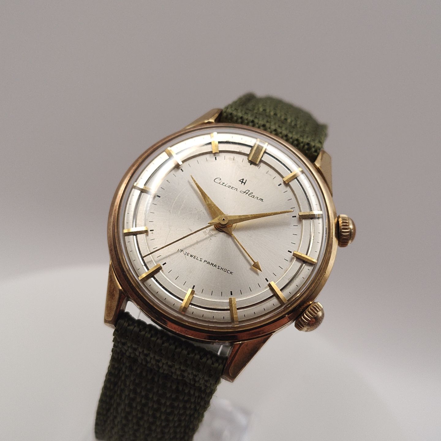 Citizen Vintage Citizen Alarm 41 Extremely rare Vintage (Unknown (random serial)) - White dial 42 mm Steel case (1/8)