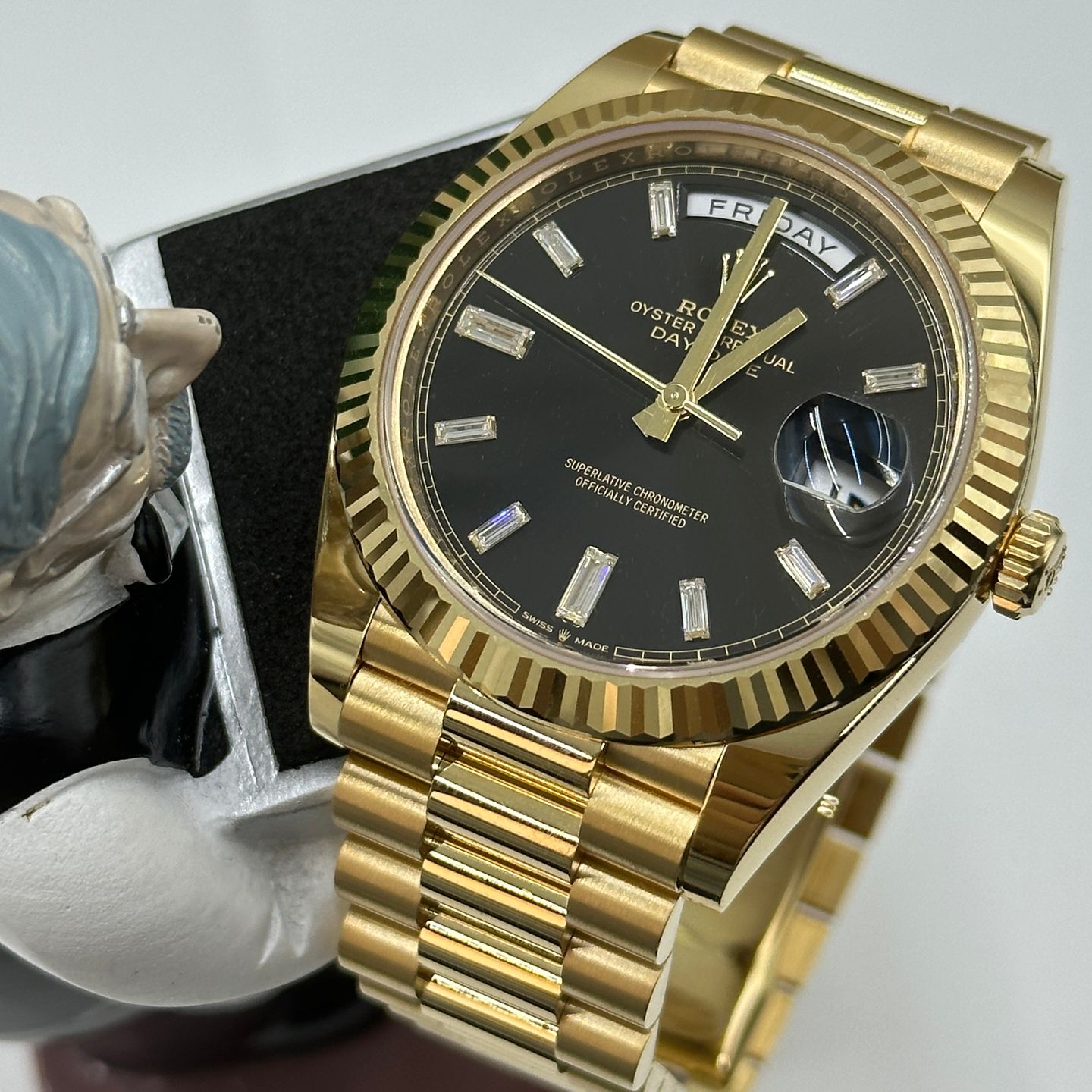 Rolex Day-Date 40 228238 (2024) - Zwart wijzerplaat 40mm Geelgoud (1/8)