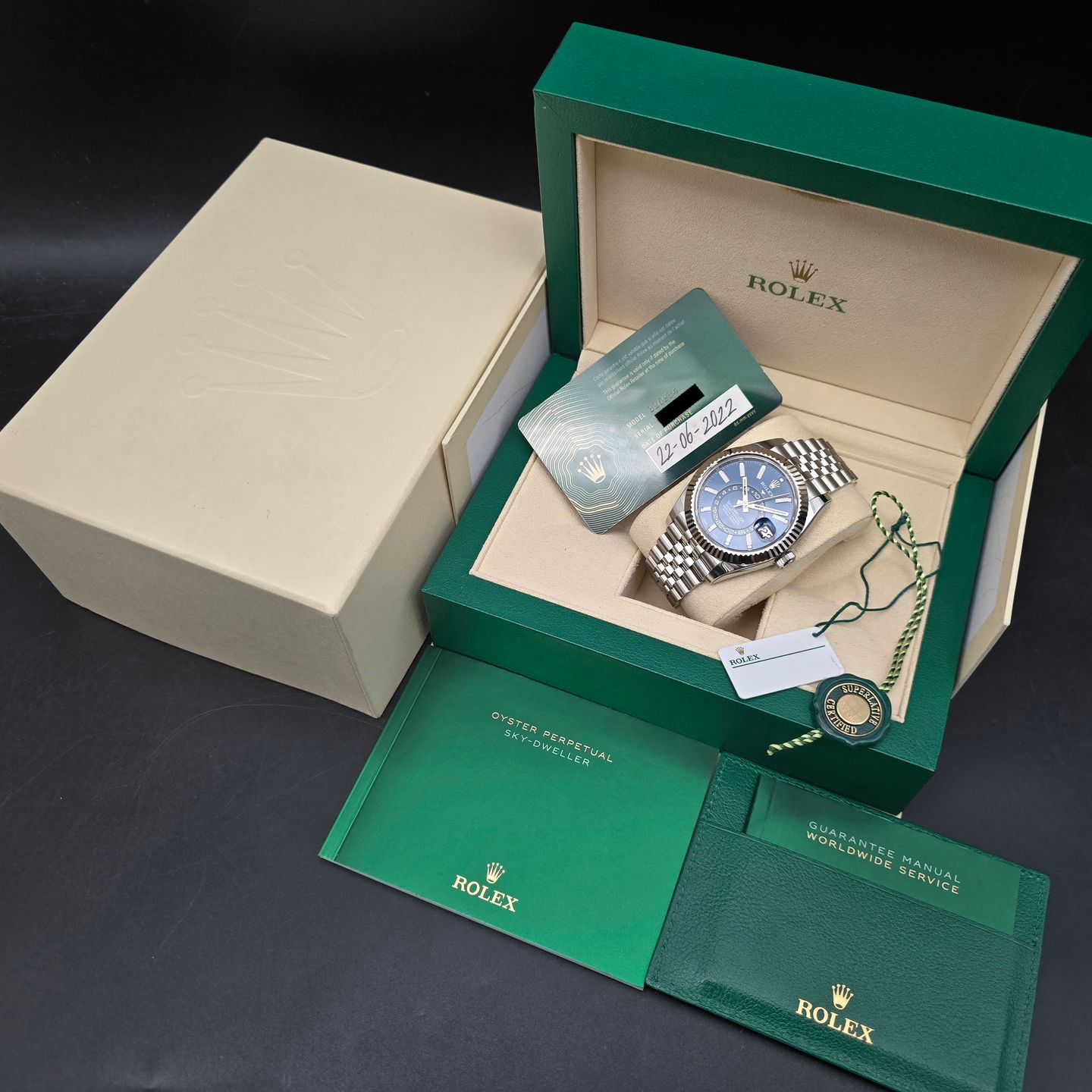 Rolex Sky-Dweller 326934 (2023) - Blue dial 42 mm Steel case (8/8)