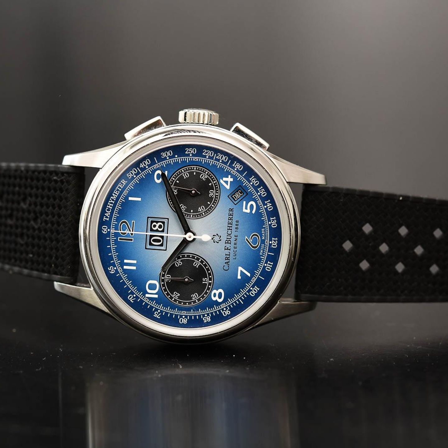 Carl F. Bucherer Heritage 00.10803.08.52.99 (2022) - Blue dial Unknown Steel case (2/8)