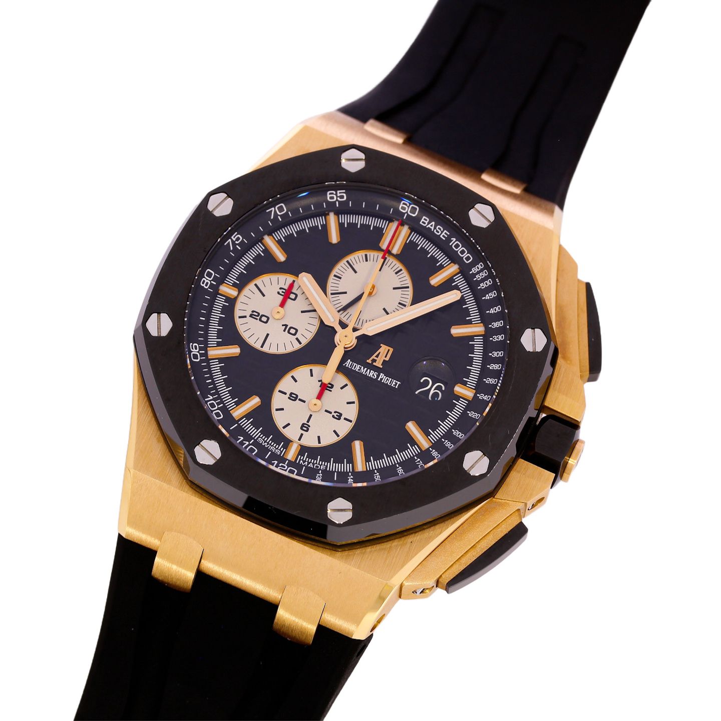 Audemars Piguet Royal Oak Offshore 26400RO.OO.A002CA.01 (2013) - Zwart wijzerplaat 44mm Roségoud (2/5)